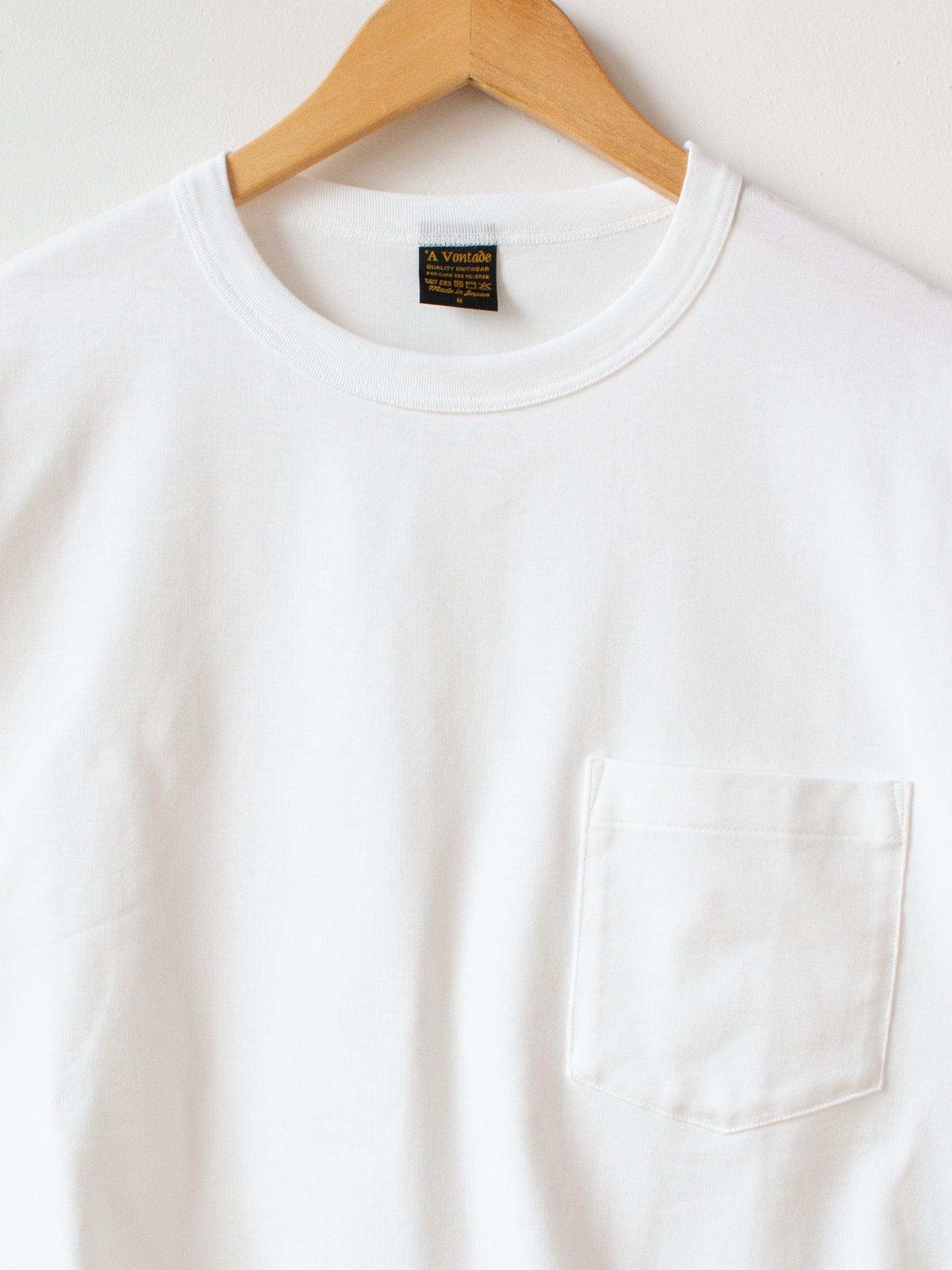 Namu Shop - A Vontade Silket Athletic T-Shirt - White