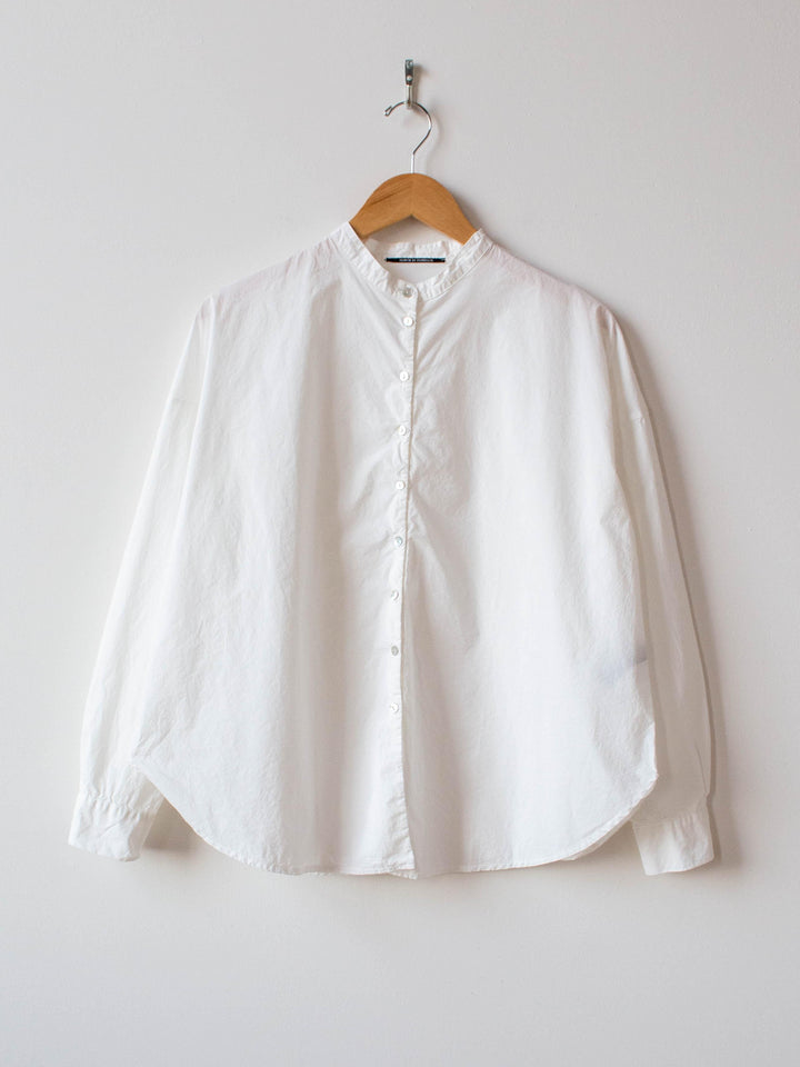 Namu Shop - Album di Famiglia Band Collar Shirt TS - Milk
