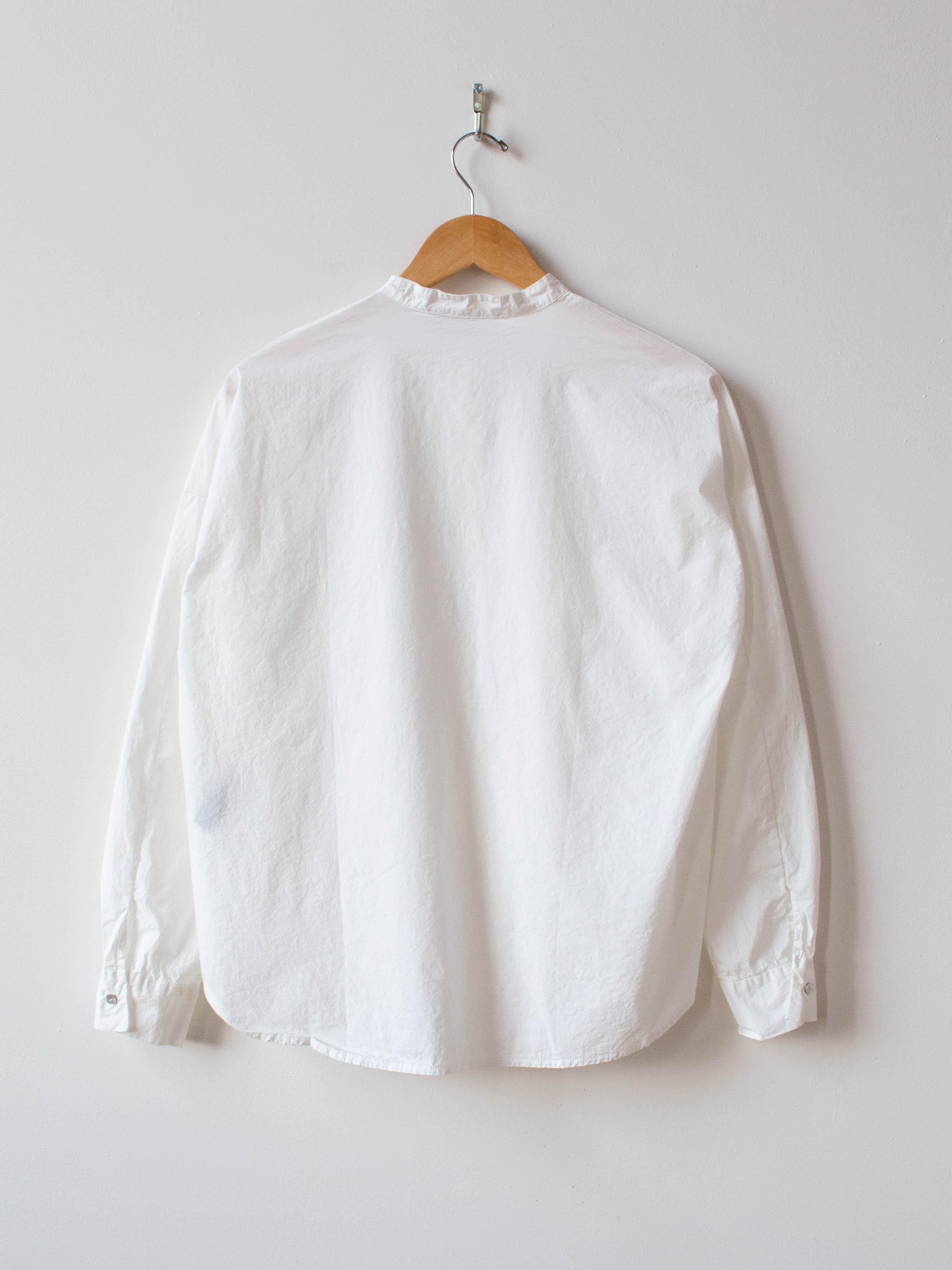 Namu Shop - Album di Famiglia Band Collar Shirt TS - Milk