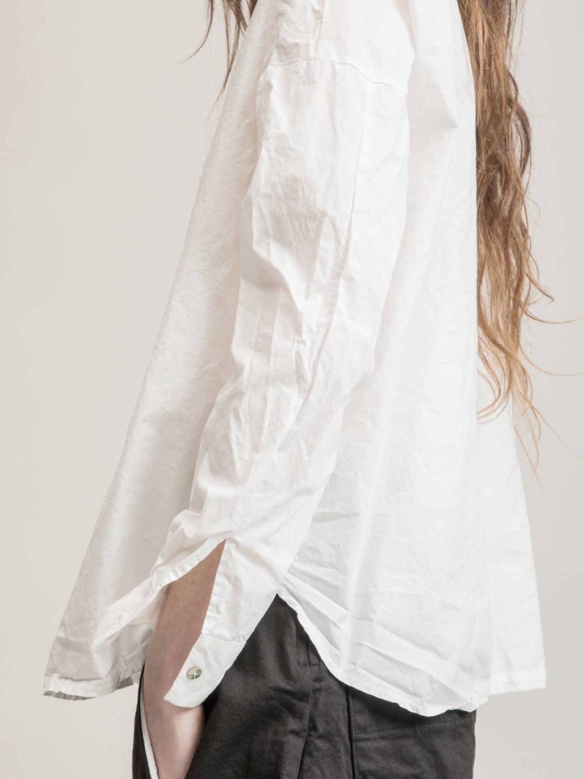 Namu Shop - Album di Famiglia Band Collar Shirt TS - Milk