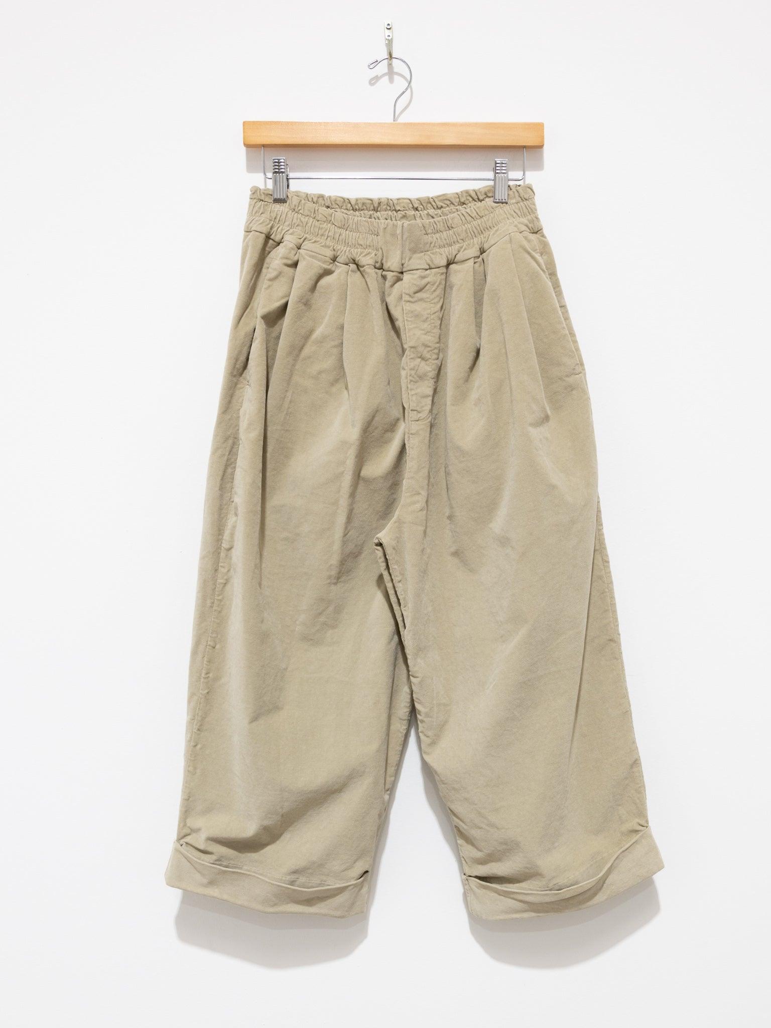 Namu Shop - Album Di Famiglia Bragoni Velvet Trousers - Beige
