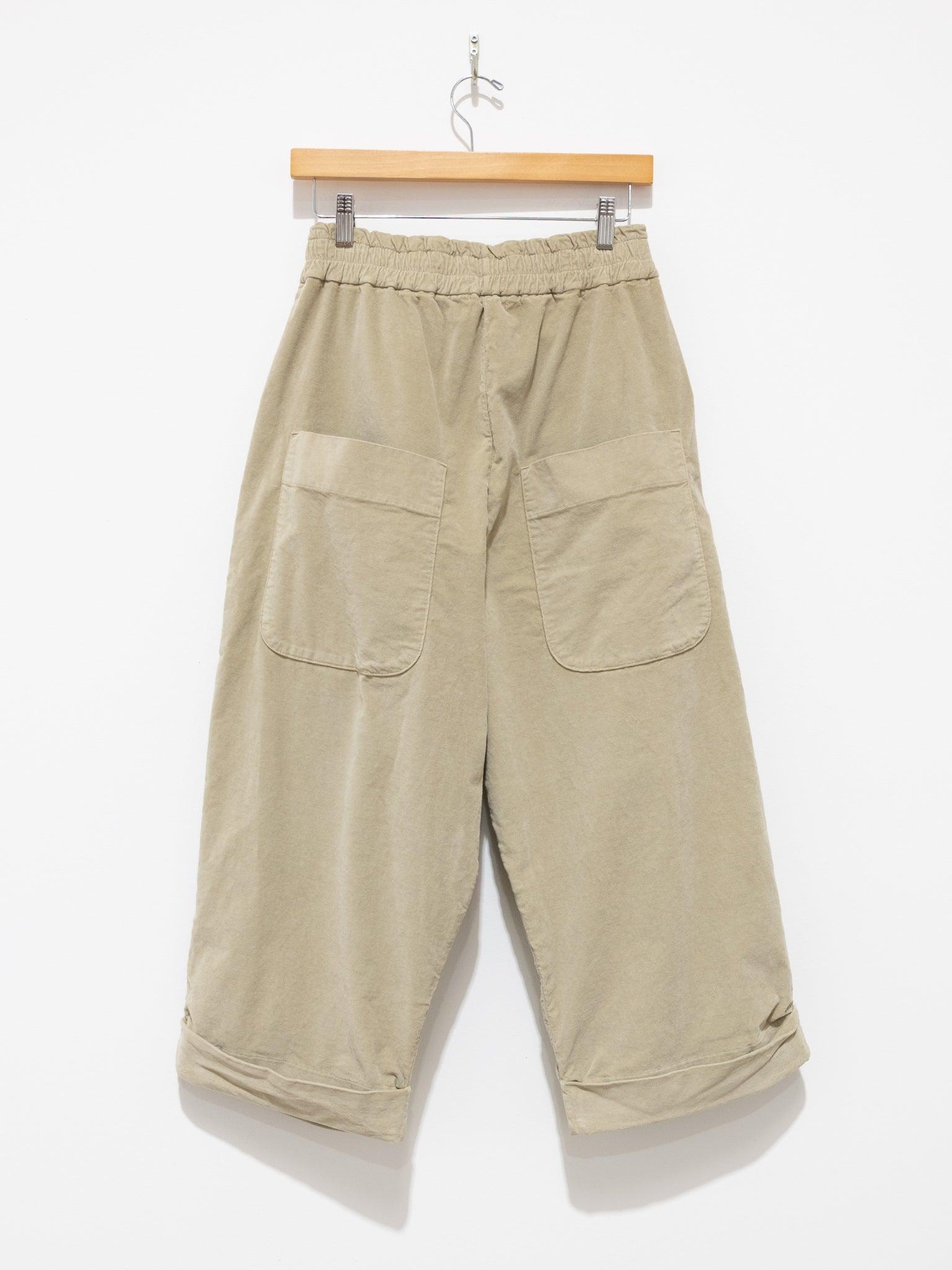 Namu Shop - Album Di Famiglia Bragoni Velvet Trousers - Beige