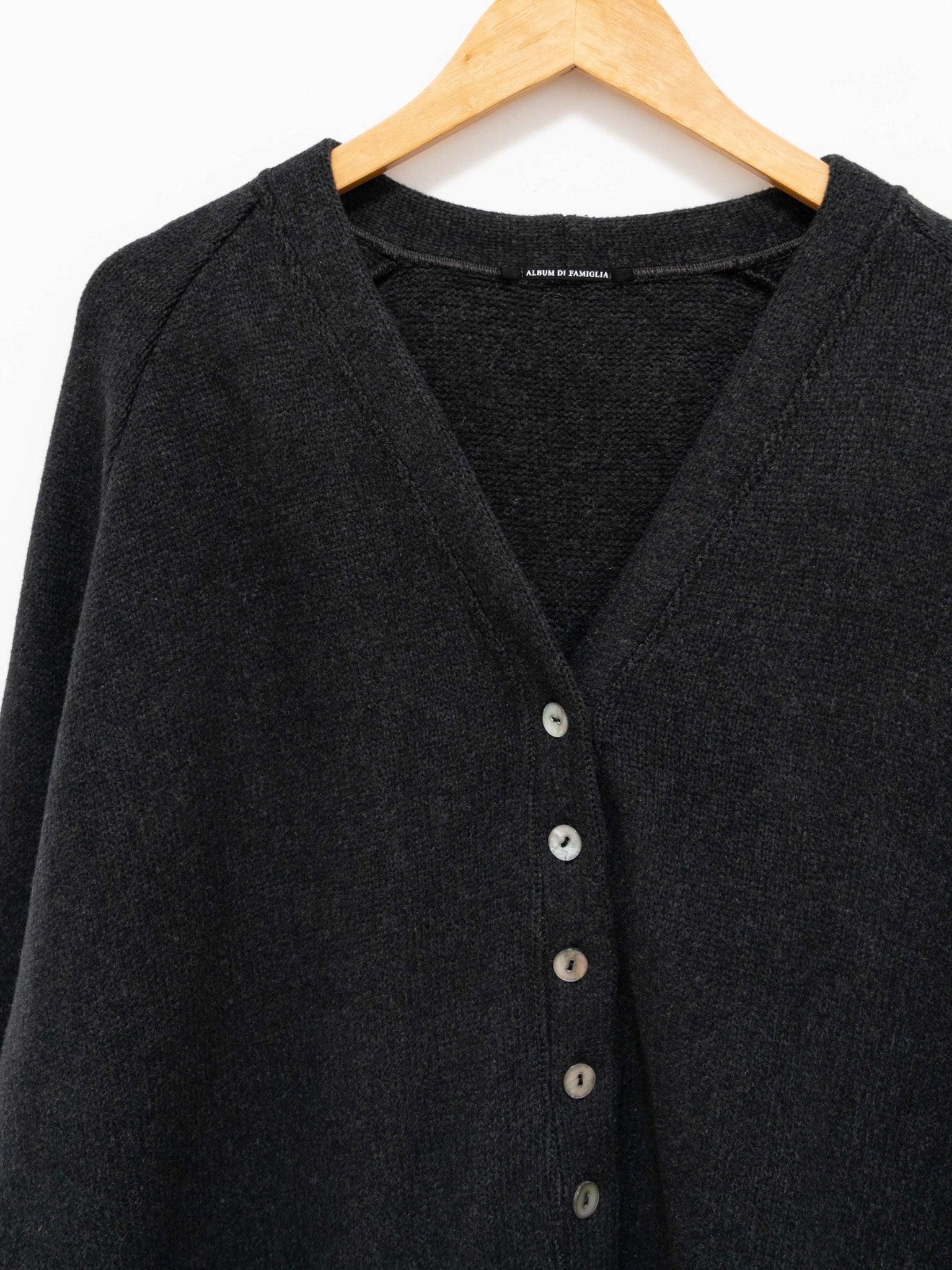 Namu Shop - Album Di Famiglia Cardigan ST - Almost Black
