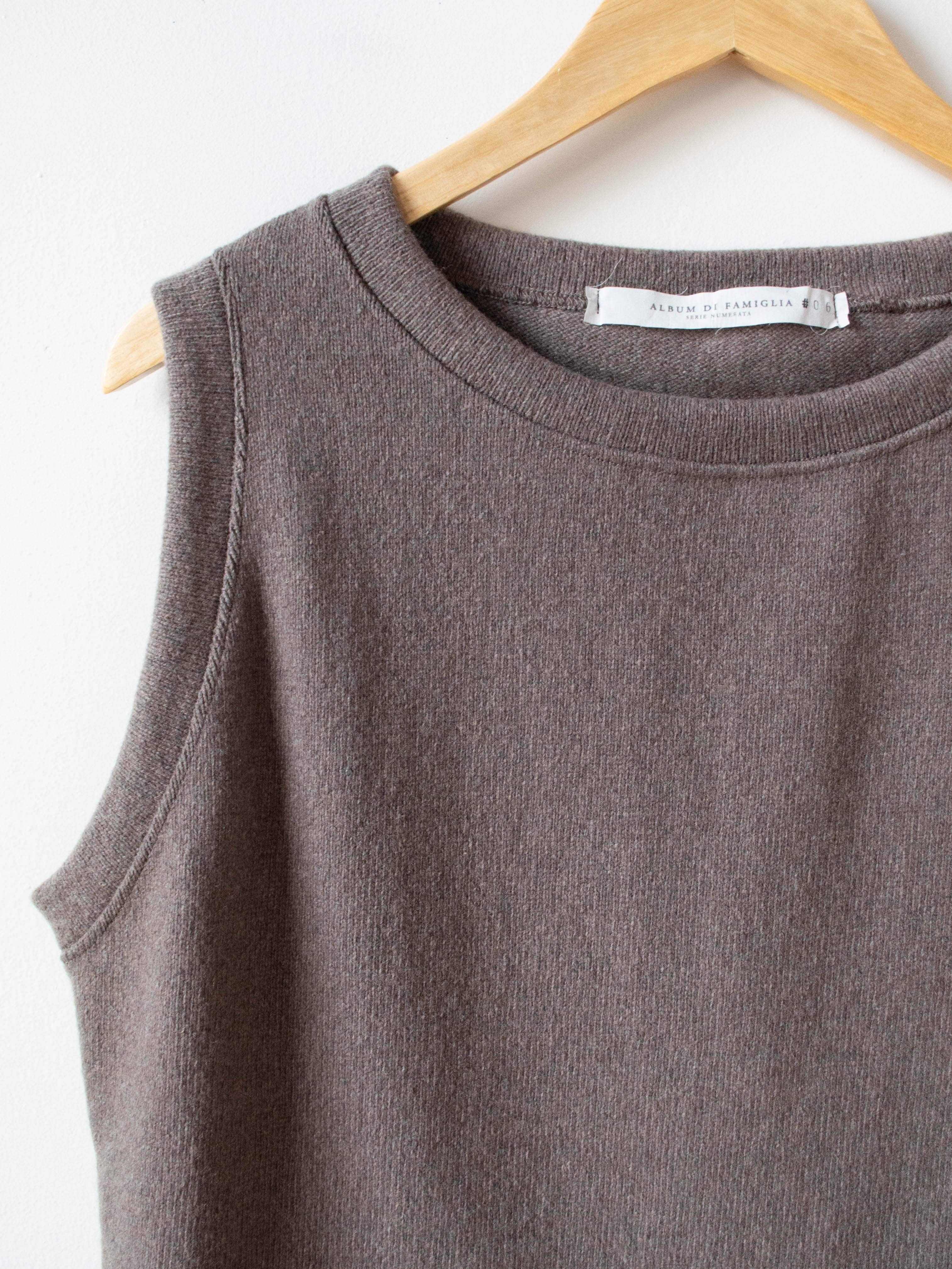 Namu Shop - Album di Famiglia Cashmere Sweater Vest - Marron Glace