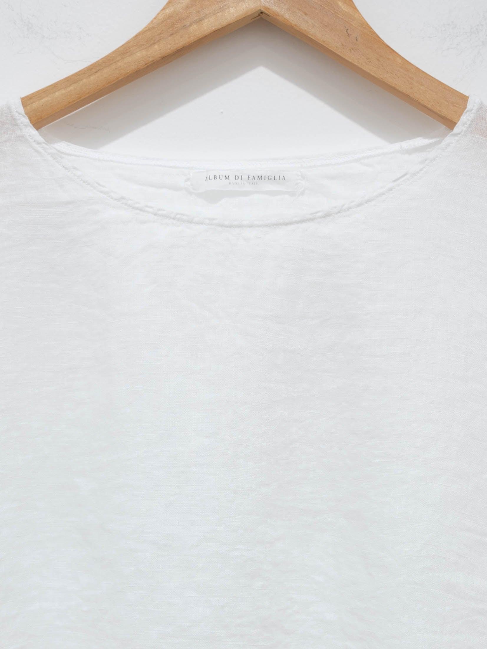 Namu Shop - Album di Famiglia Light Linen T-Shirt - White