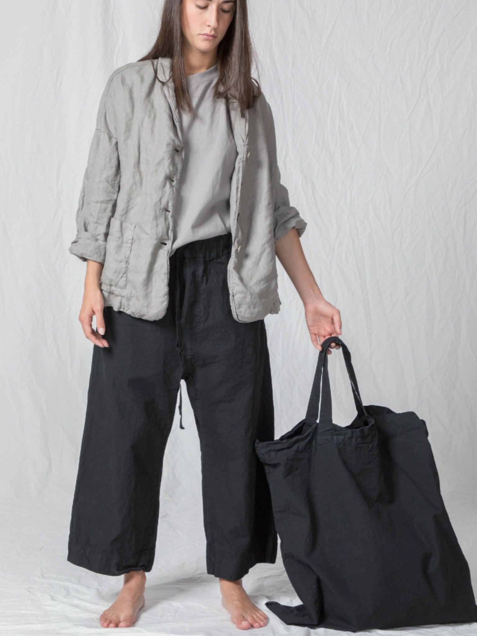 Namu Shop - Album di Famiglia Linen Loose Blazer - Stone Gray