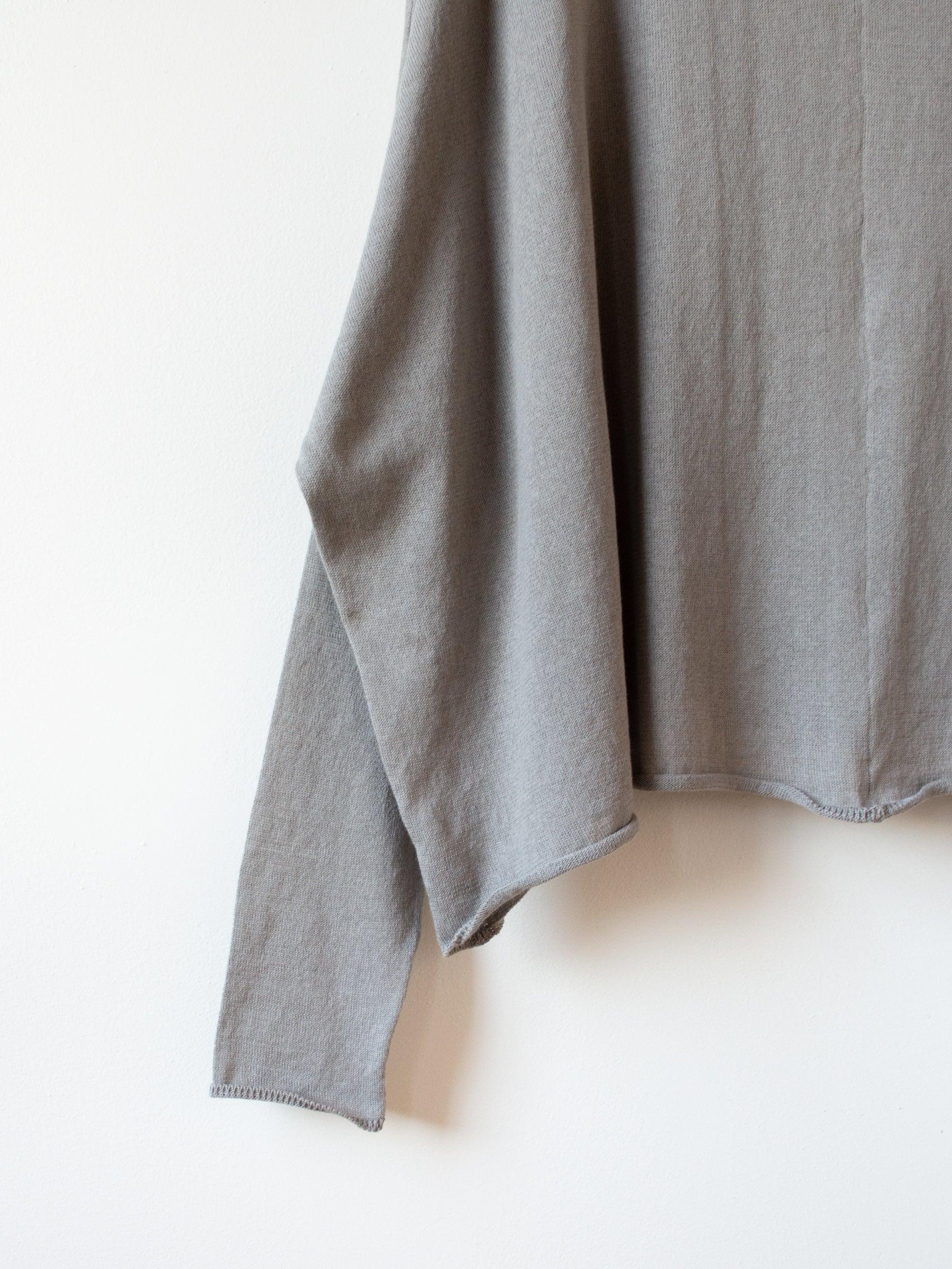 Namu Shop - Album di Famiglia Oversized Knitted Cardigan - Gray