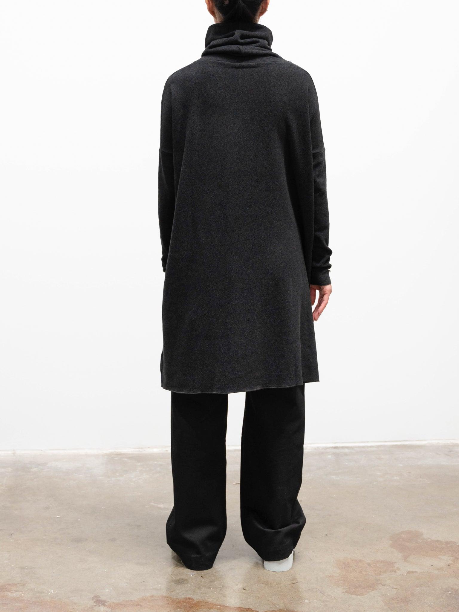 Namu Shop - Album Di Famiglia Oversized Turtleneck Dress JP - Almost Black