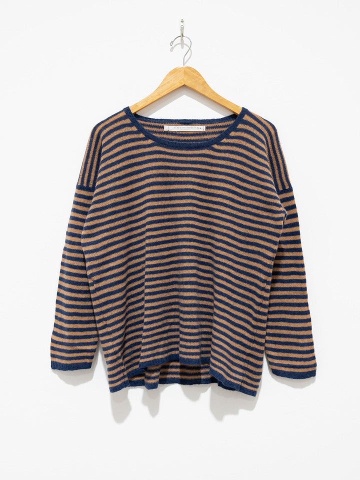 Namu Shop - Album Di Famiglia Pullover Riga WS - Cookie Navy