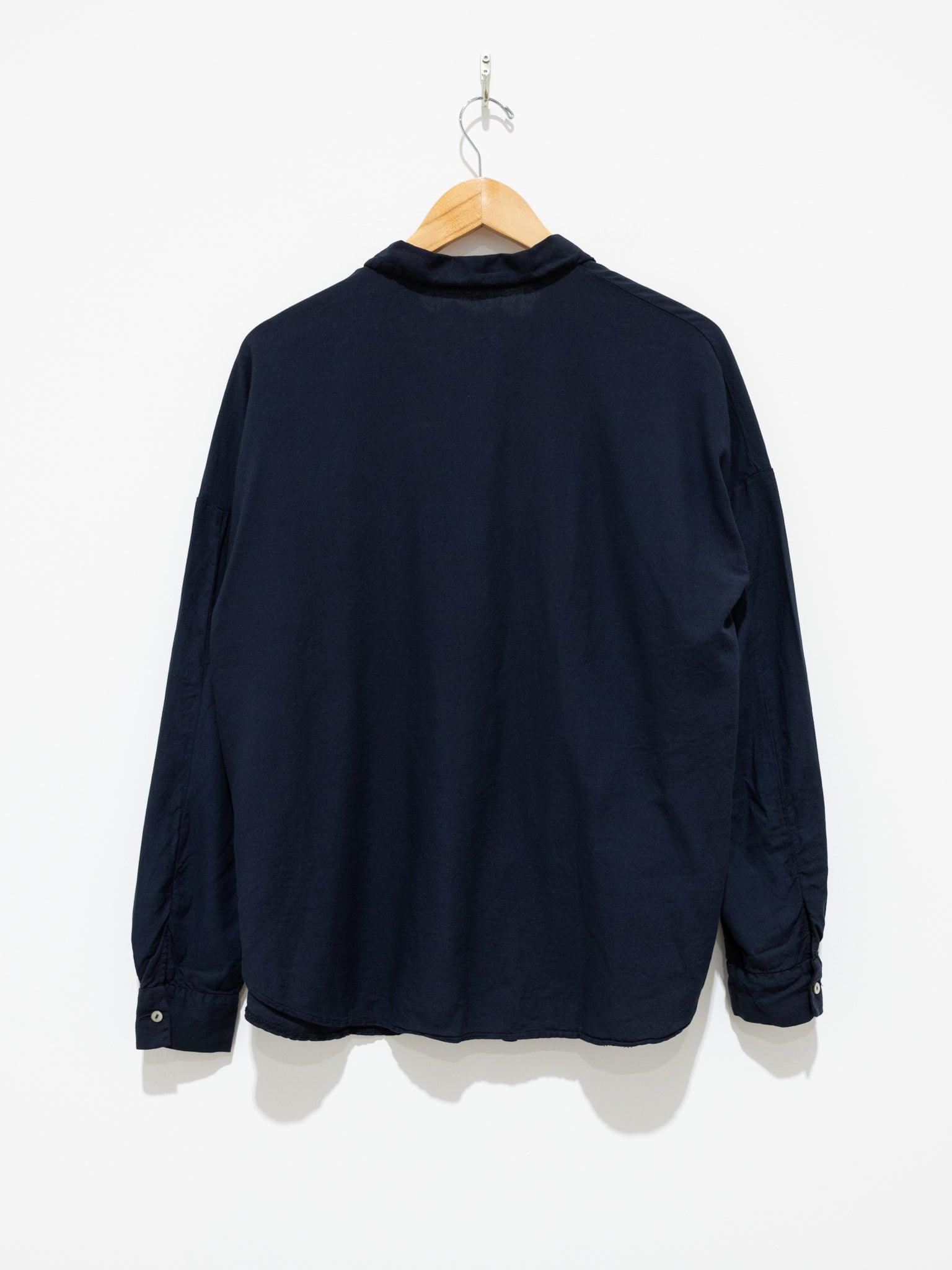 Namu Shop - Album Di Famiglia Short Collar Shirt TVC - Navy