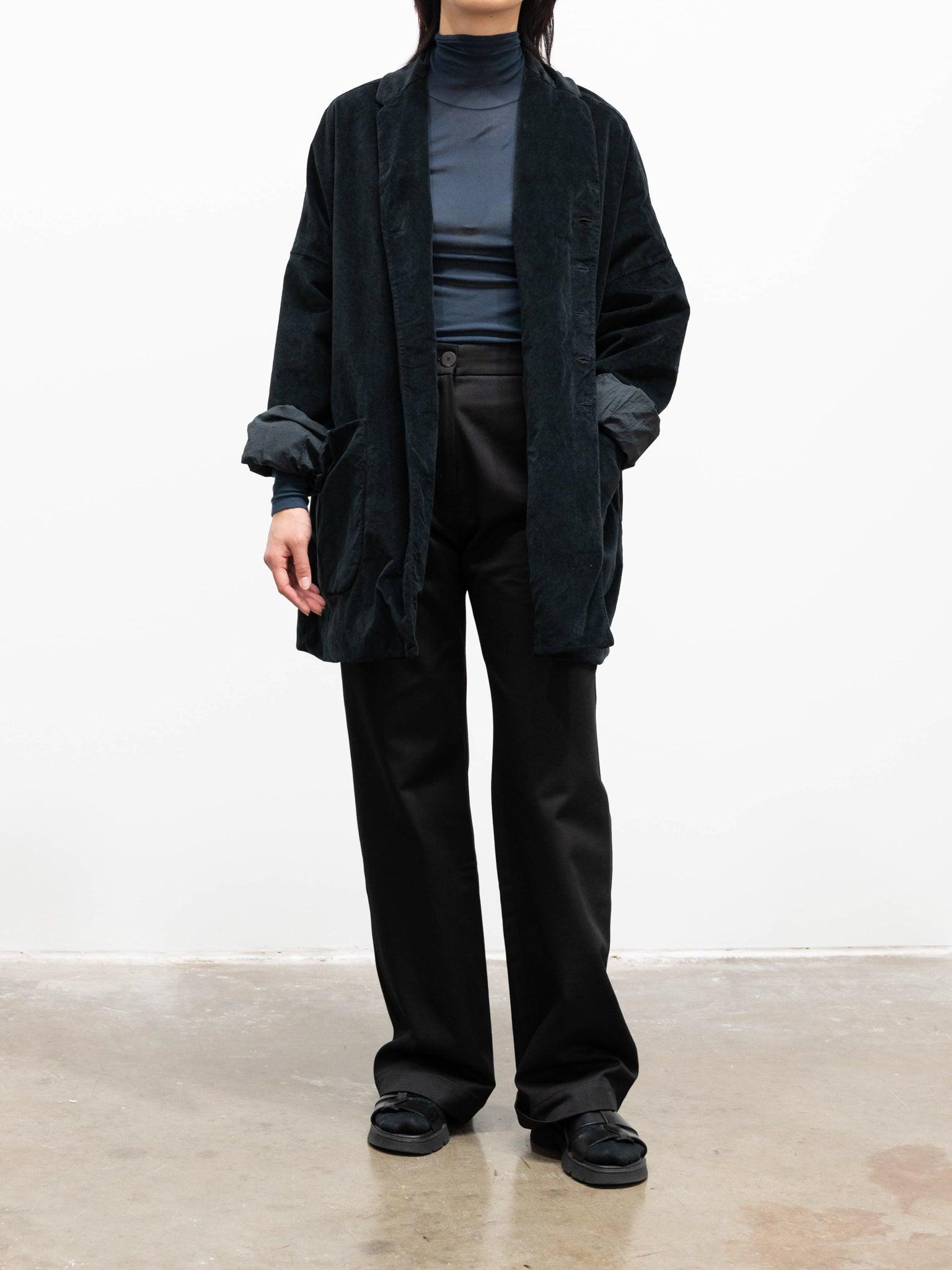 Namu Shop - Album Di Famiglia Velvet Big Blazer - Black