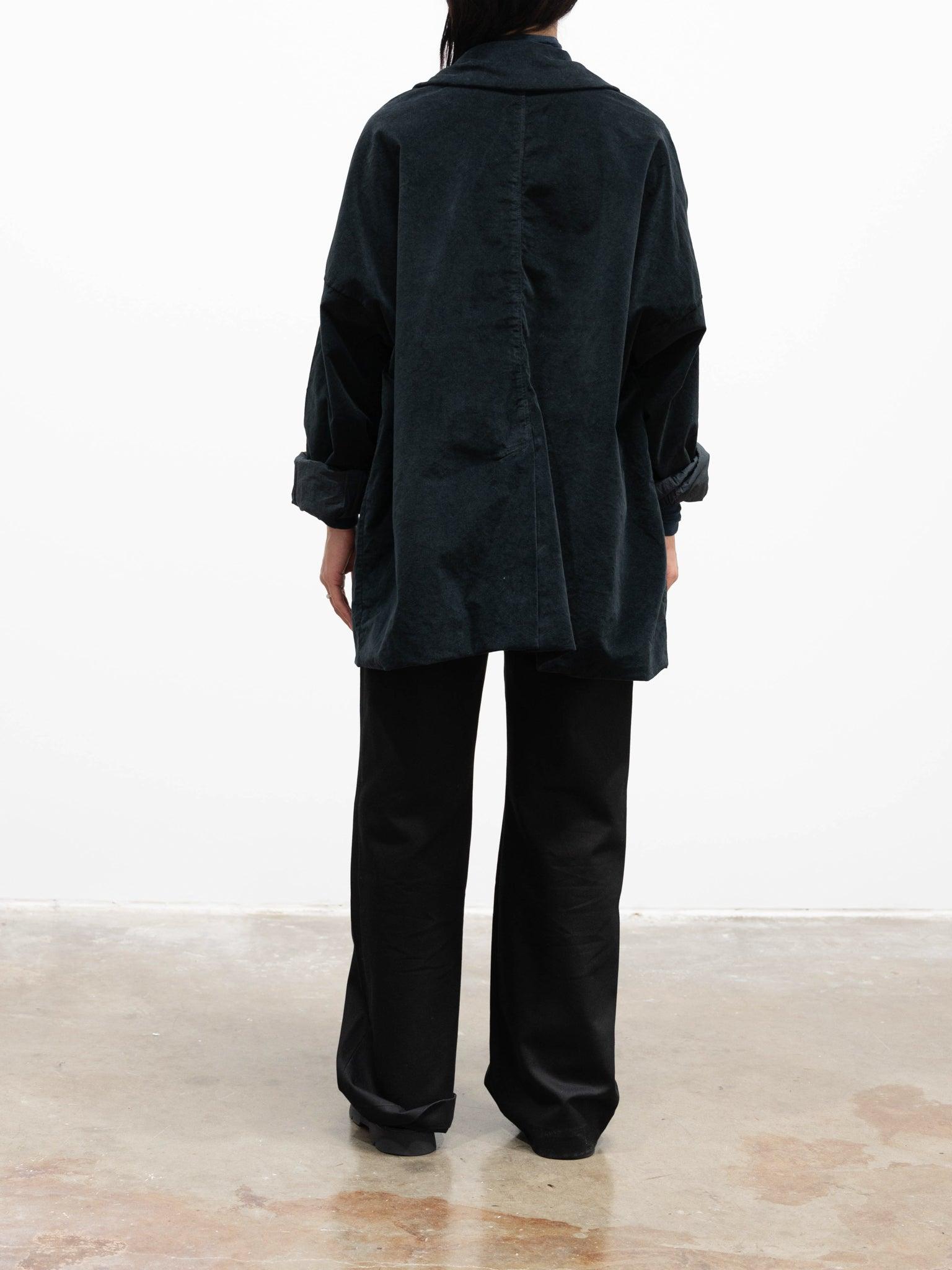 Namu Shop - Album Di Famiglia Velvet Big Blazer - Black