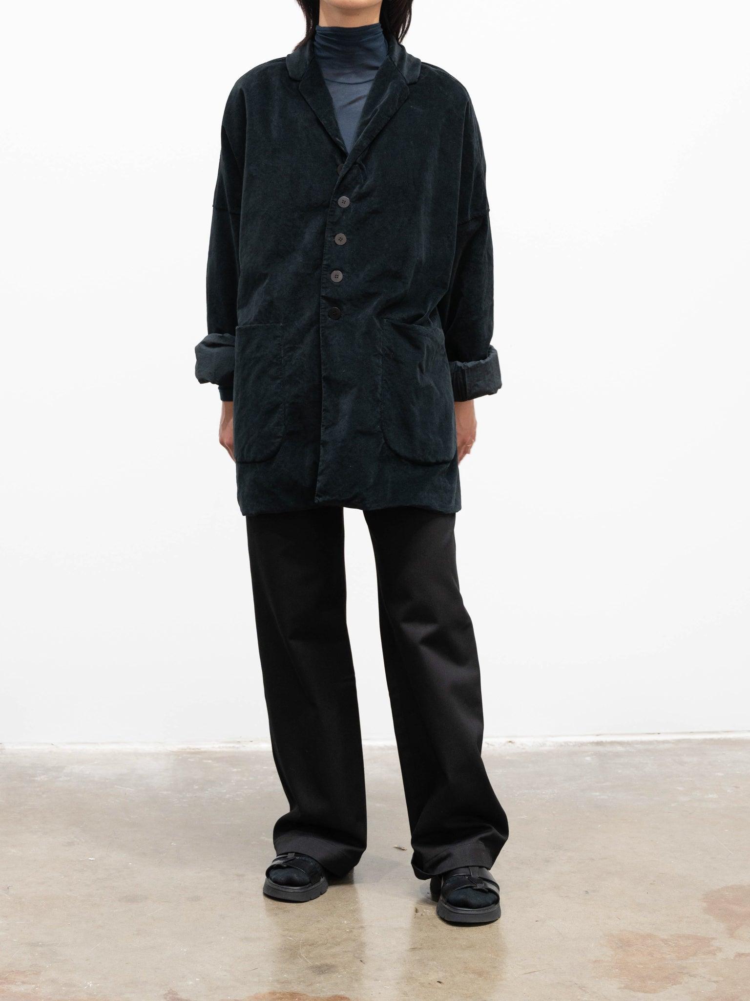 Namu Shop - Album Di Famiglia Velvet Big Blazer - Black