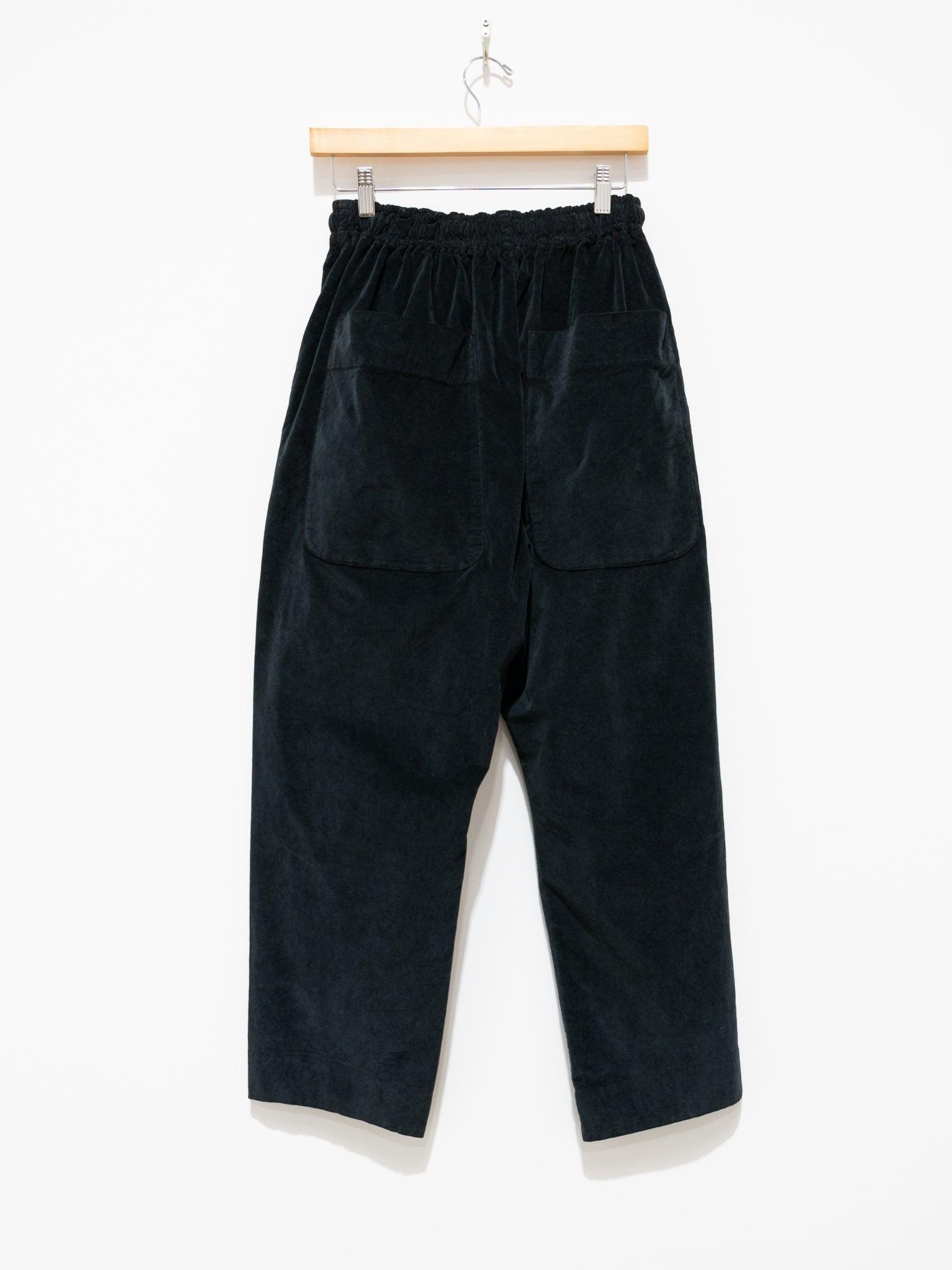 Namu Shop - Album Di Famiglia Velvet Braghe Trousers - Black