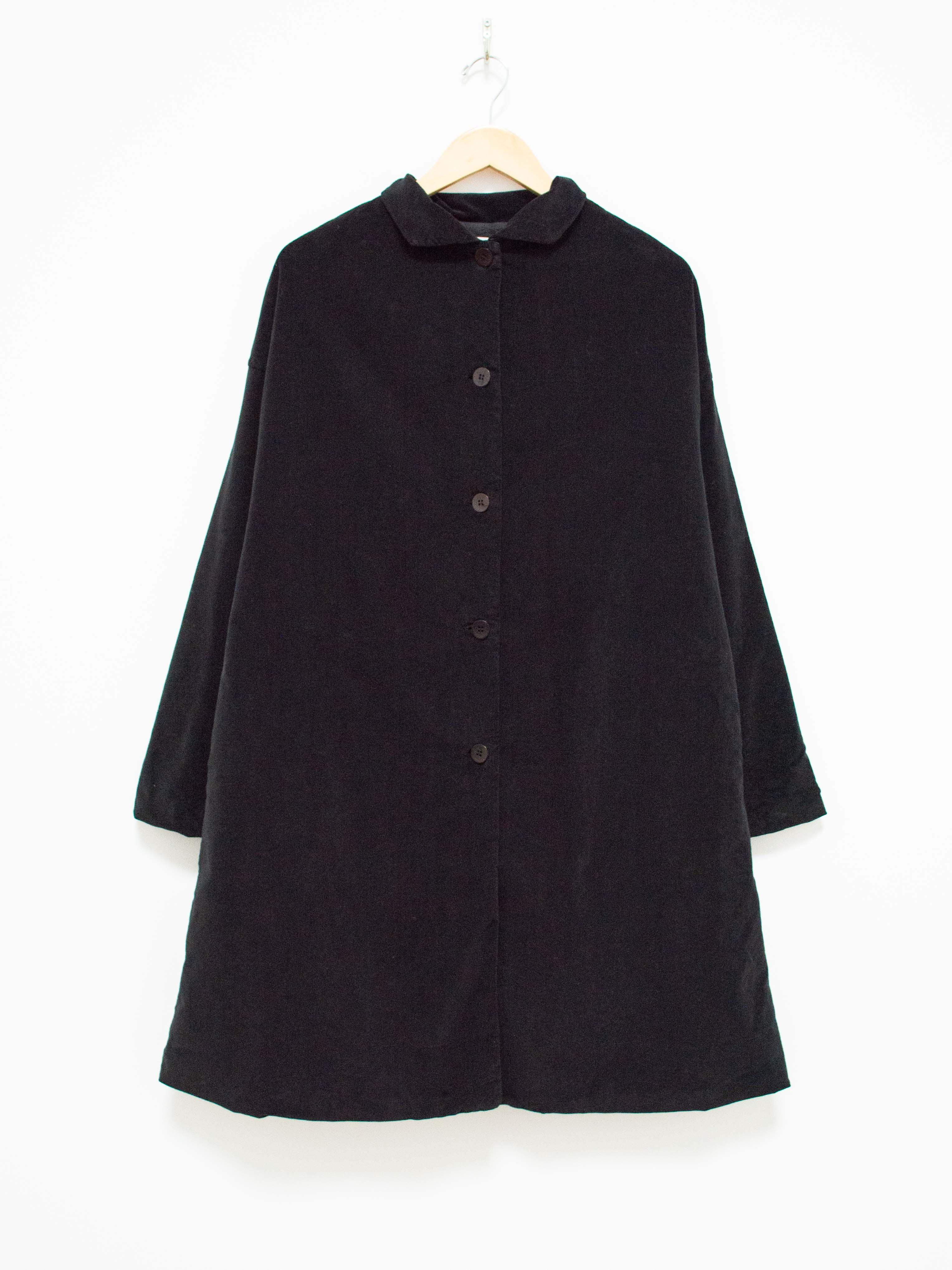 Namu Shop - Album di Famiglia Velvet Collar Coat - Black