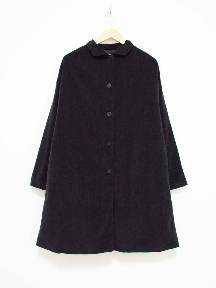 Namu Shop - Album di Famiglia Velvet Collar Coat - Black