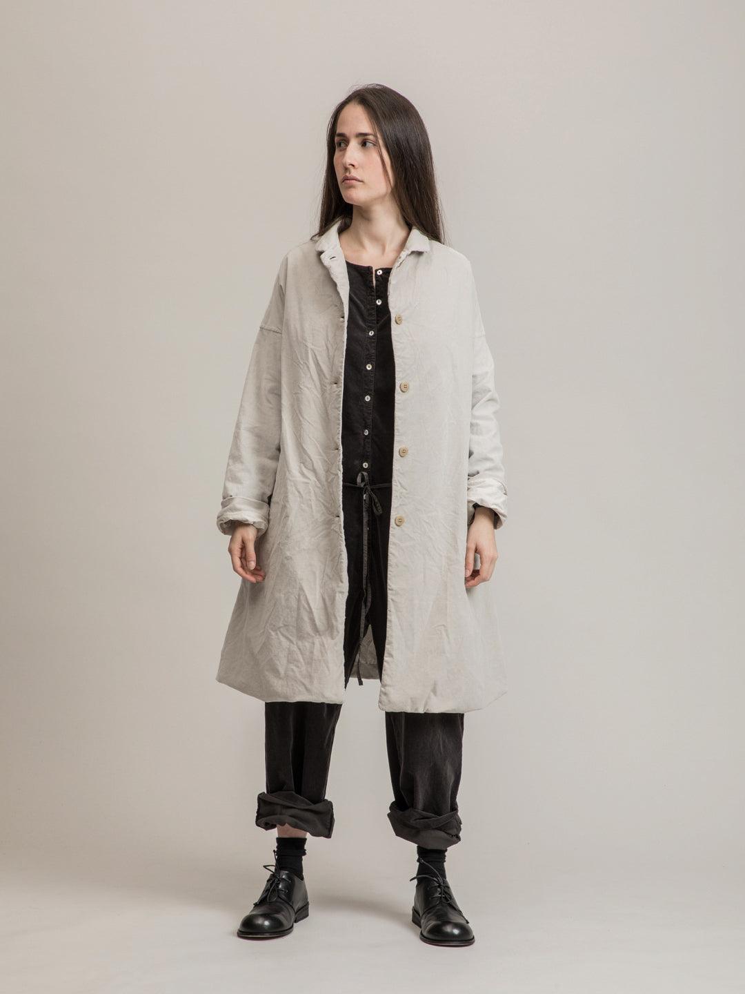 Namu Shop - Album di Famiglia Velvet Collar Coat - Black