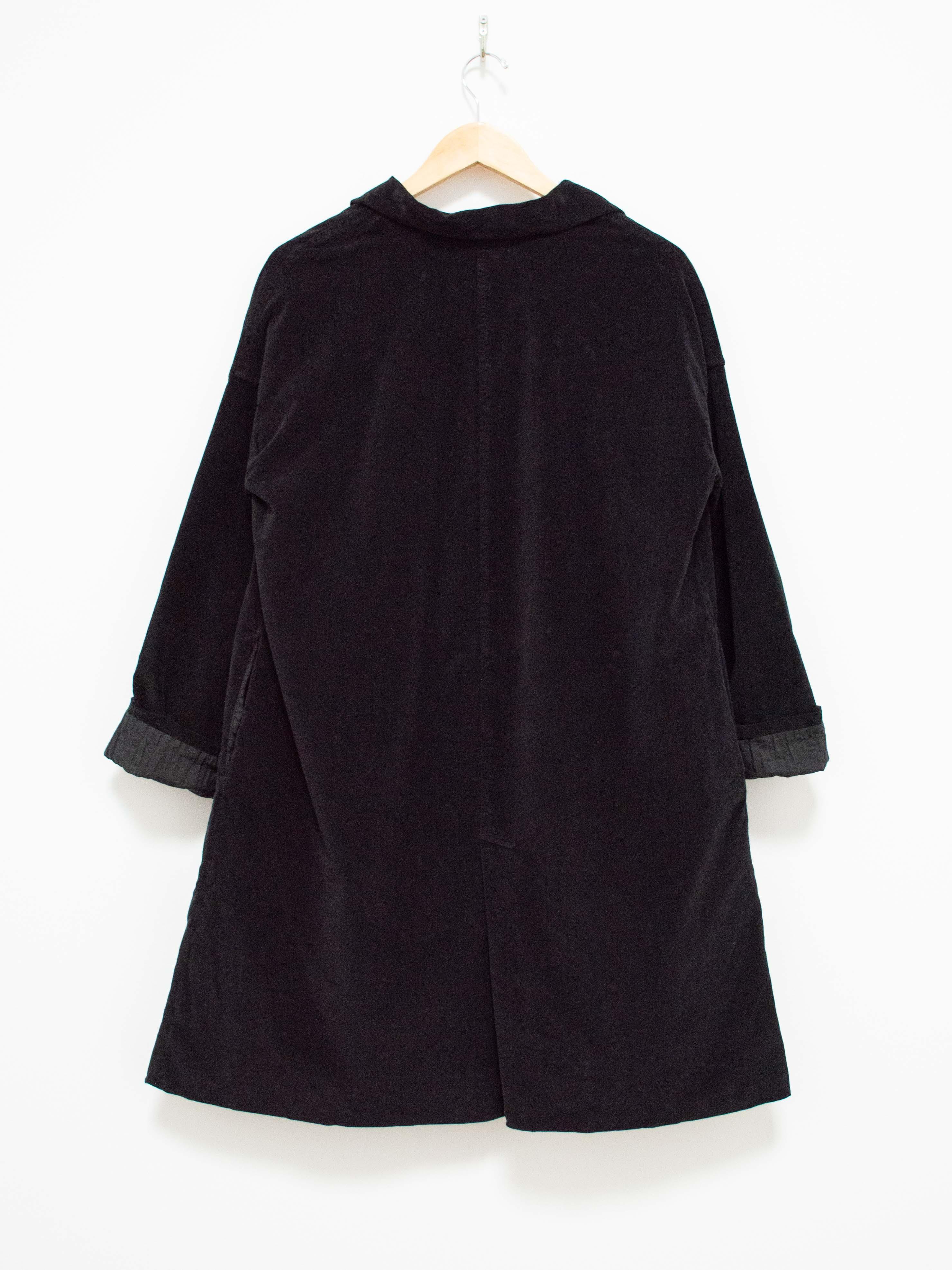 Namu Shop - Album di Famiglia Velvet Collar Coat - Black