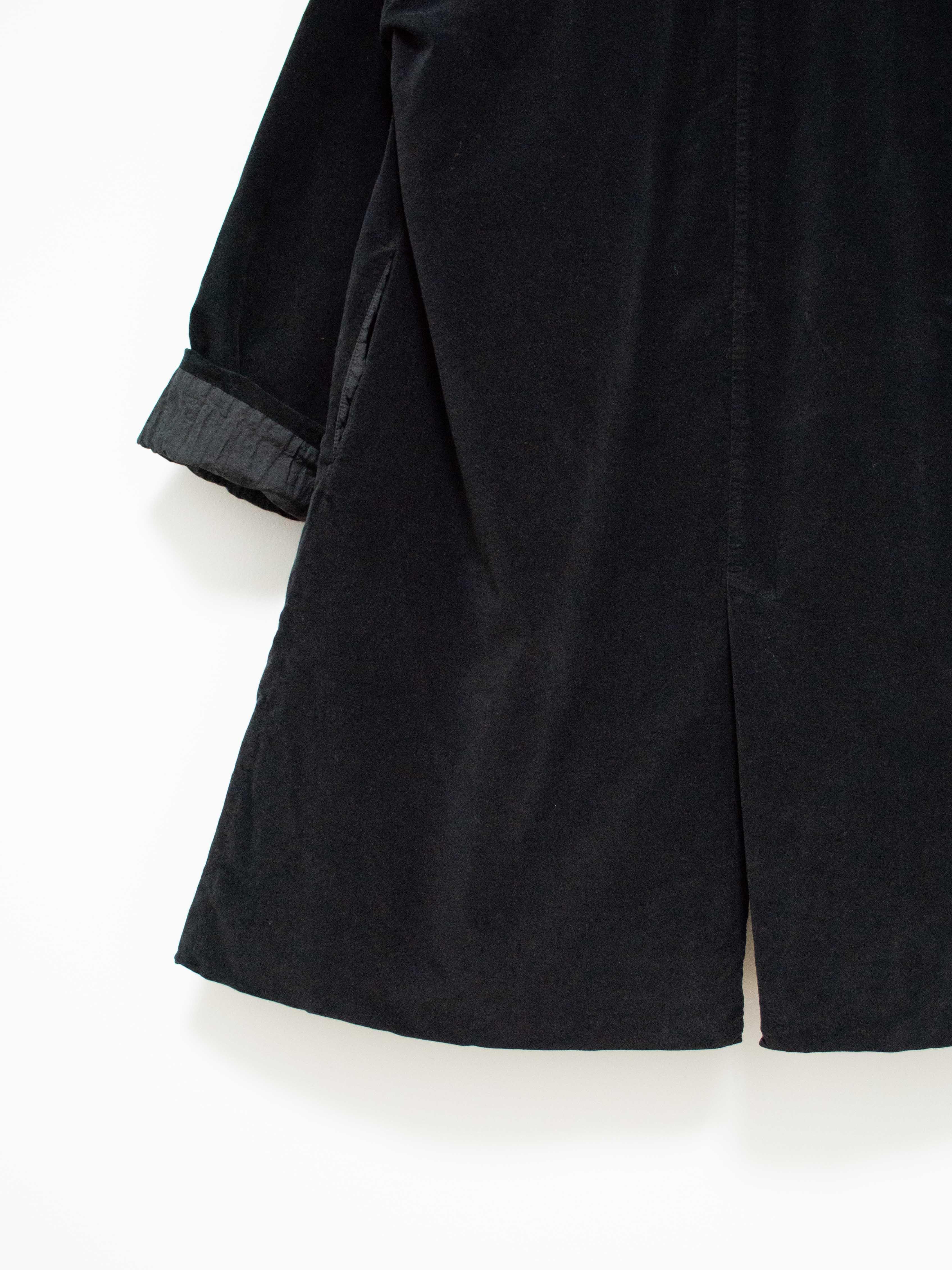 Namu Shop - Album di Famiglia Velvet Collar Coat - Black