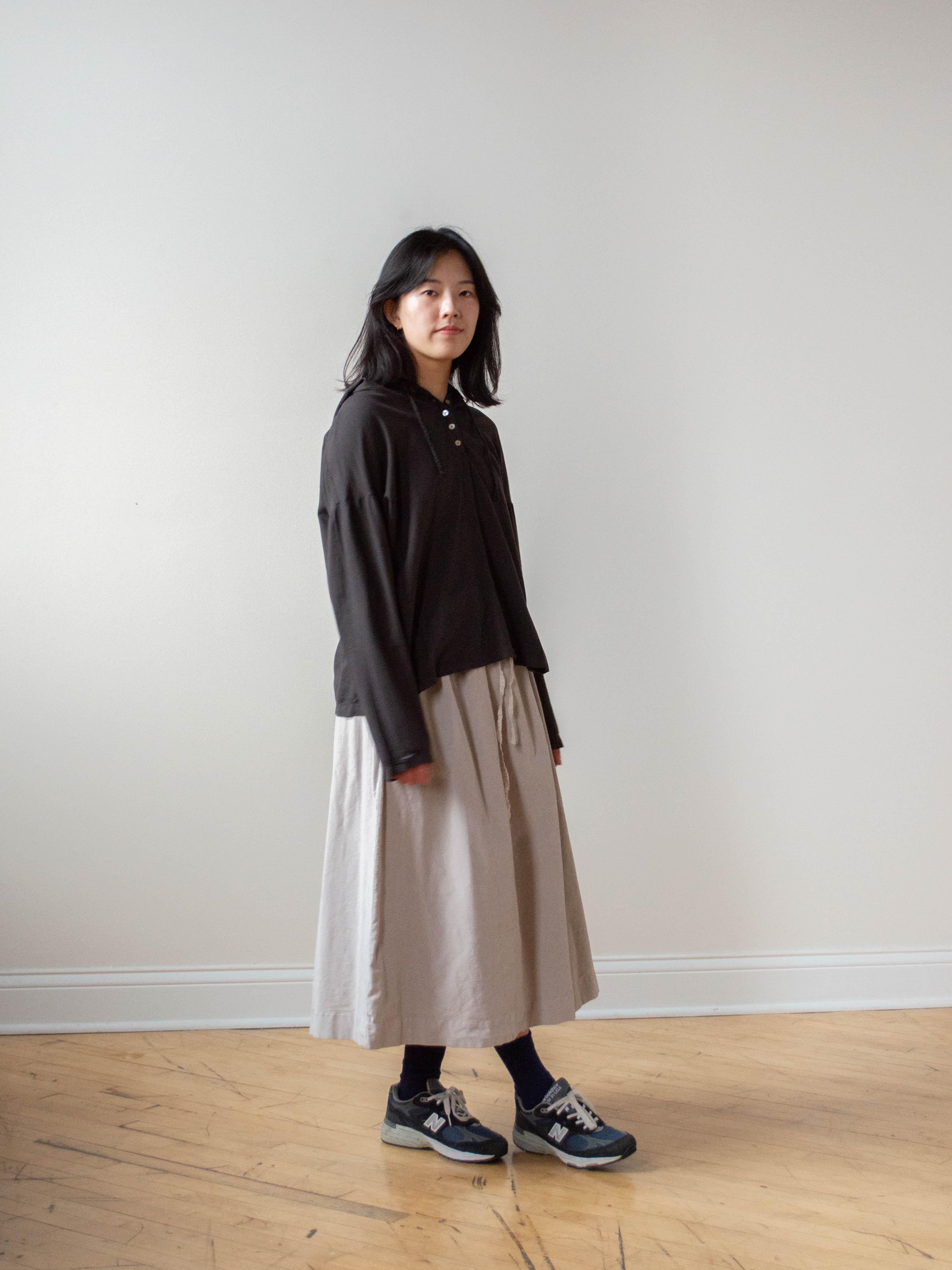 Namu Shop - Album di Famiglia Velvet Double Skirt - Moka (restocked)