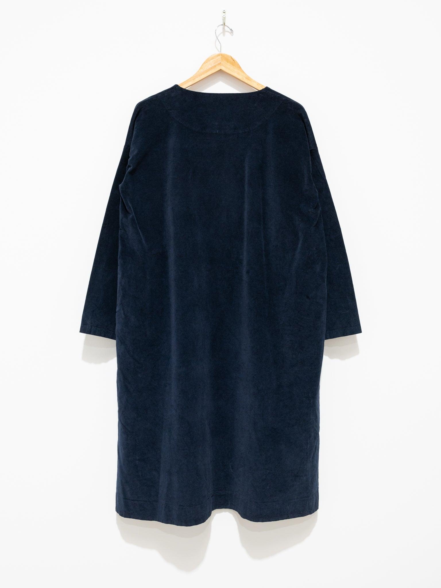 Namu Shop - Album Di Famiglia Velvet T-Dress - Navy
