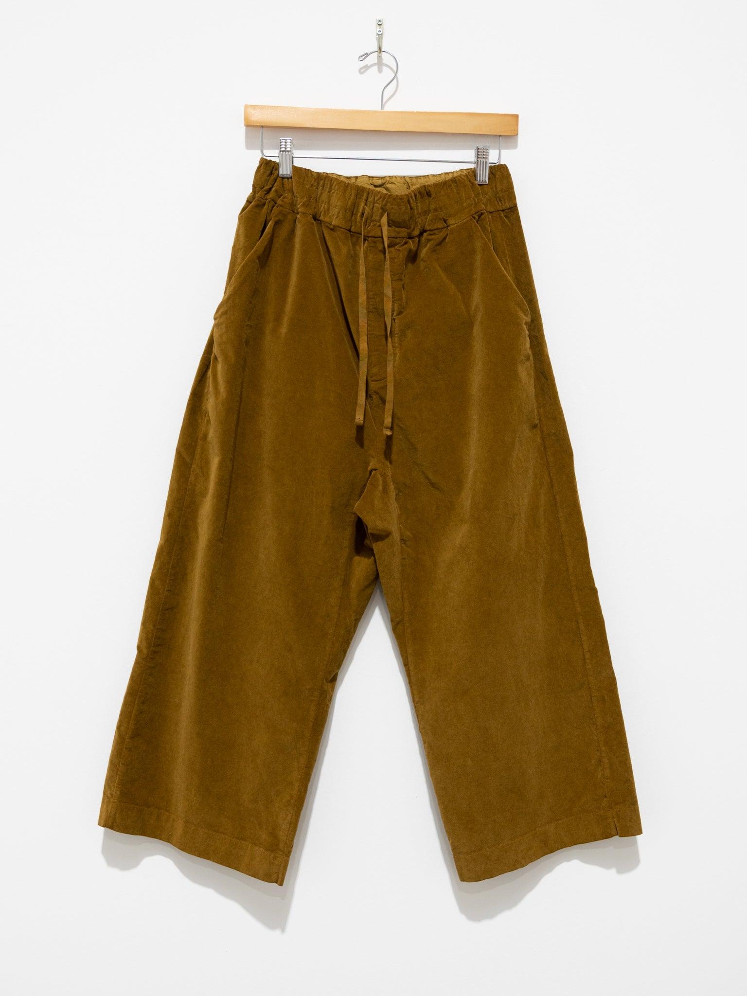 Namu Shop - Album Di Famiglia Velvet W&S Trousers - Cookie (restocked)
