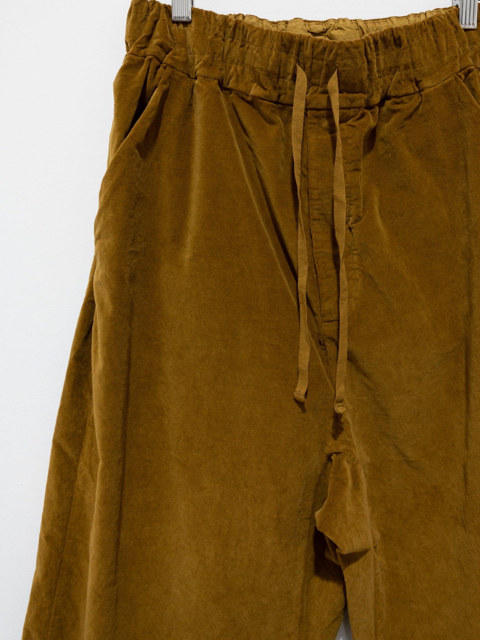 Namu Shop - Album Di Famiglia Velvet W&S Trousers - Cookie (restocked)