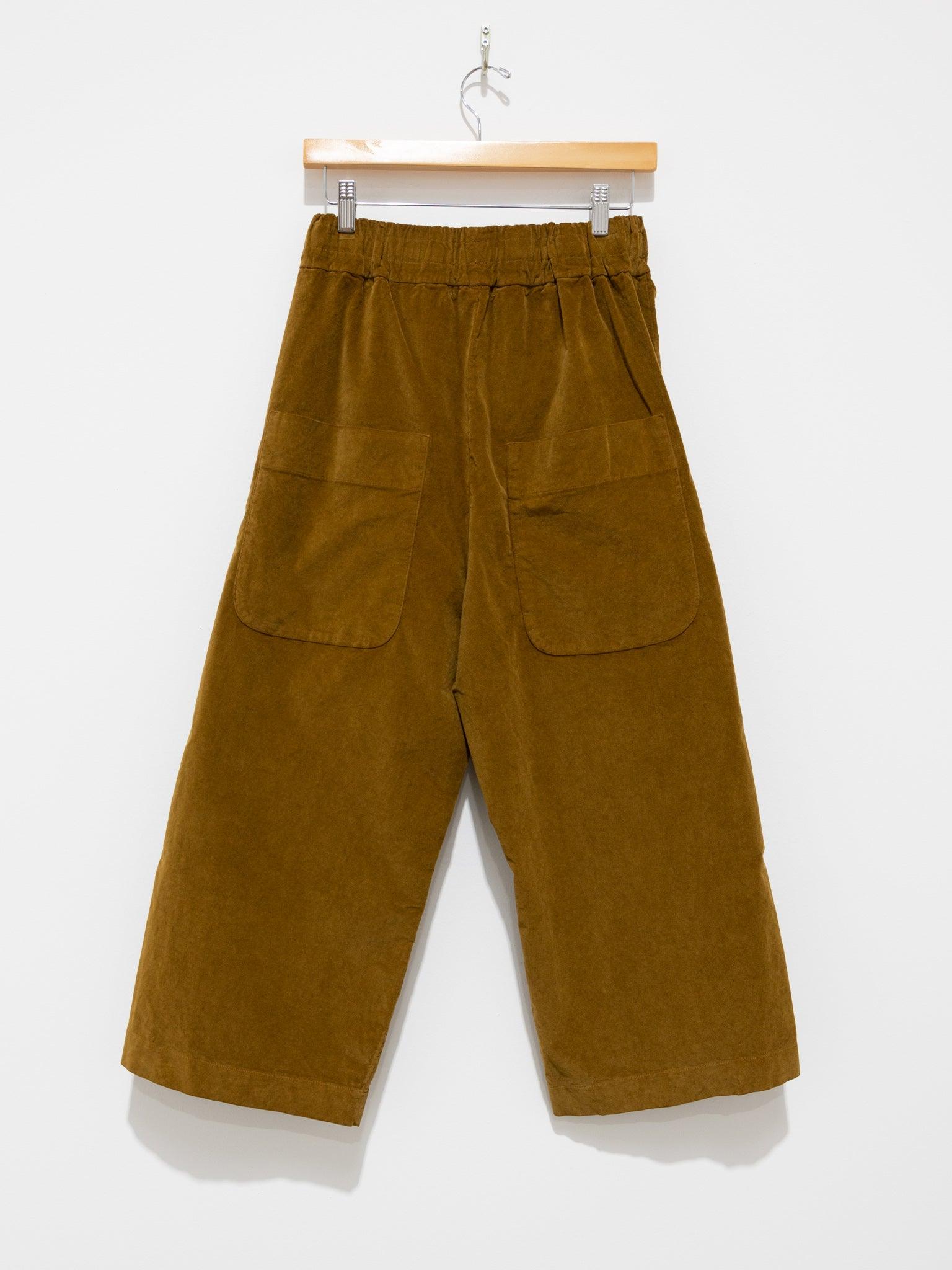 Namu Shop - Album Di Famiglia Velvet W&S Trousers - Cookie (restocked)