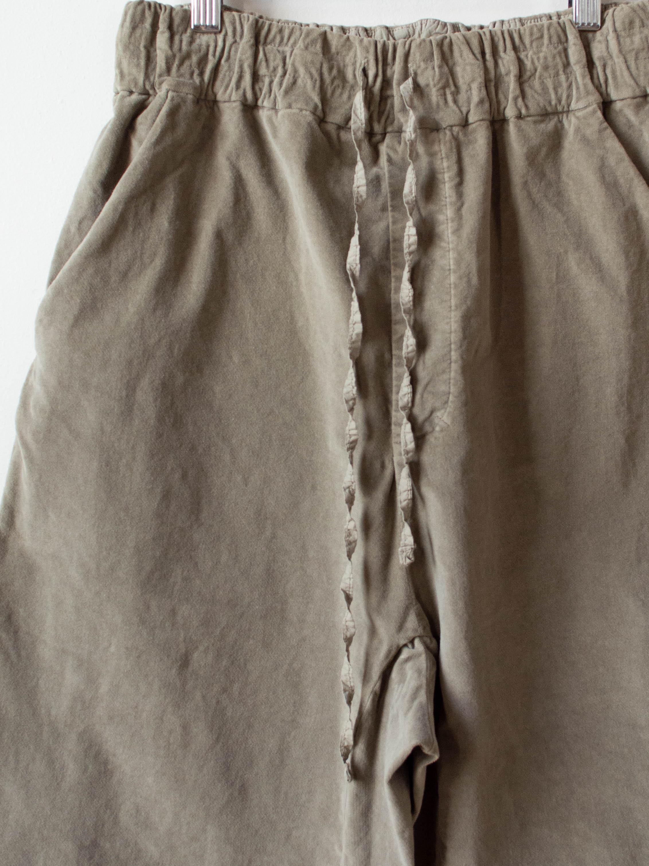 Namu Shop - Album di Famiglia Velvet W&S Trousers - Marron Glace