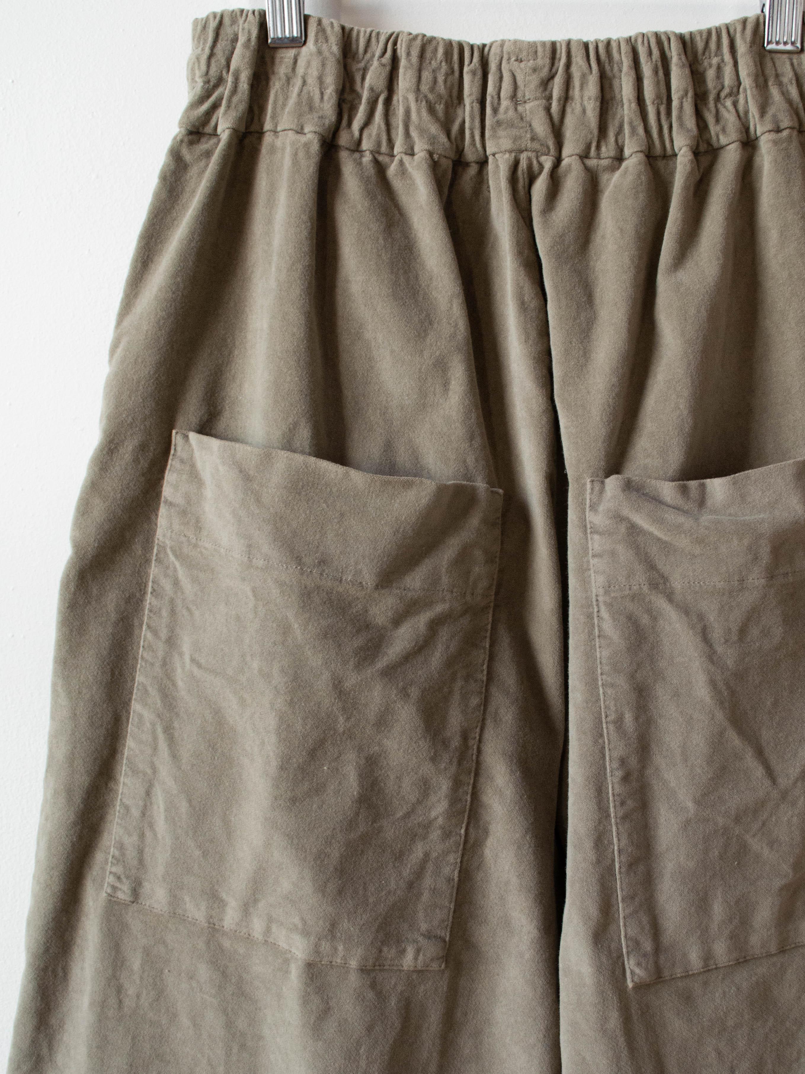 Namu Shop - Album di Famiglia Velvet W&S Trousers - Marron Glace