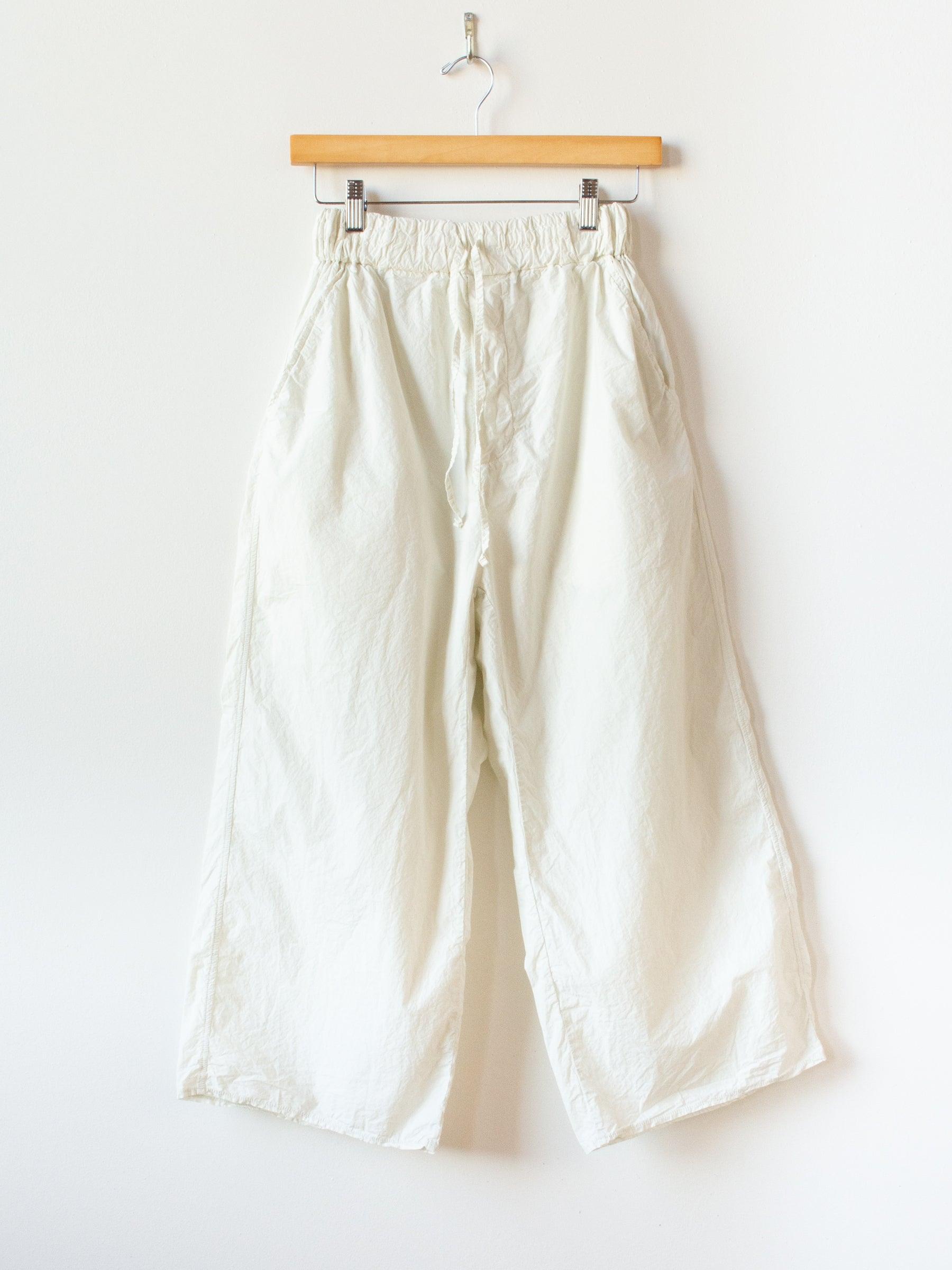 Namu Shop - Album di Famiglia Wide & Short Trousers TC - Chalk (restocked)
