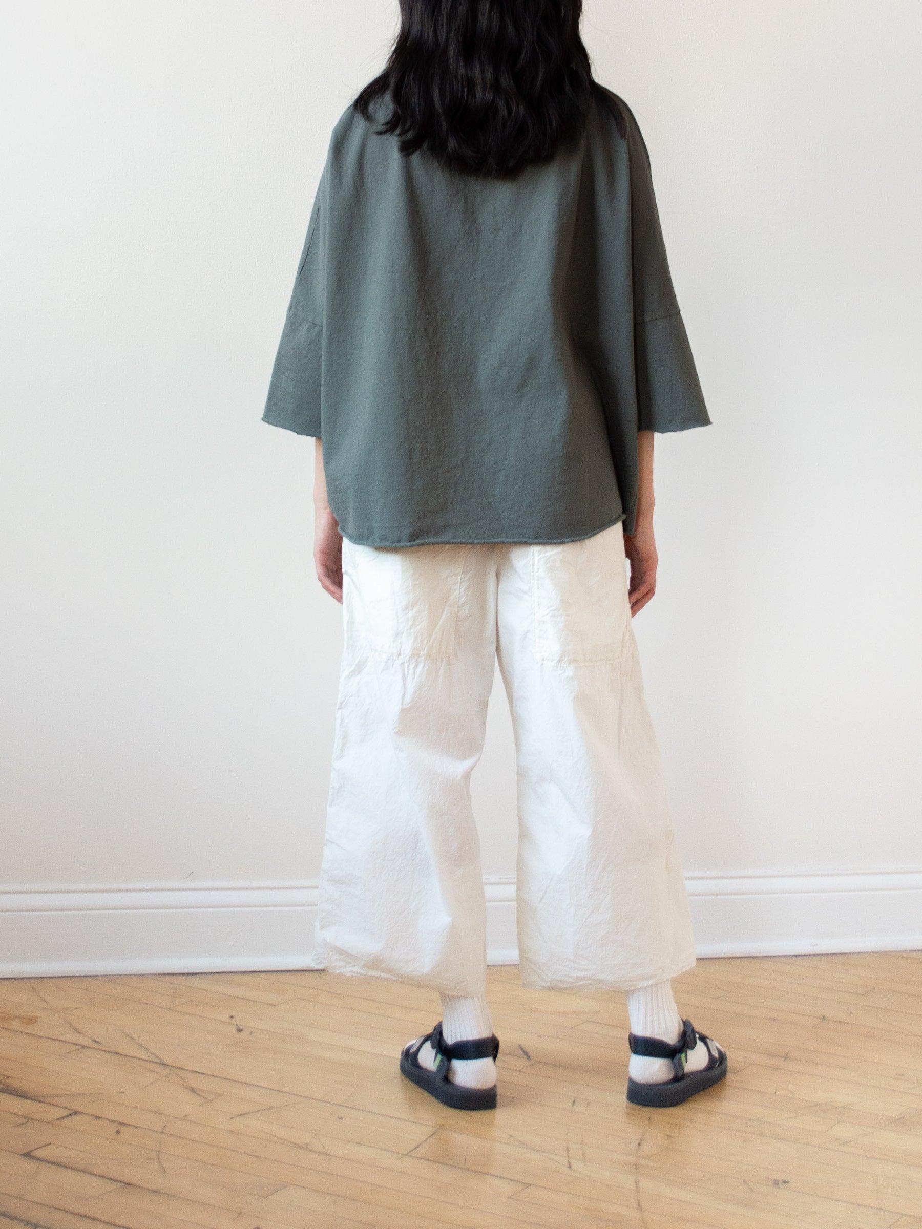 Namu Shop - Album di Famiglia Wide & Short Trousers TC - Chalk (restocked)