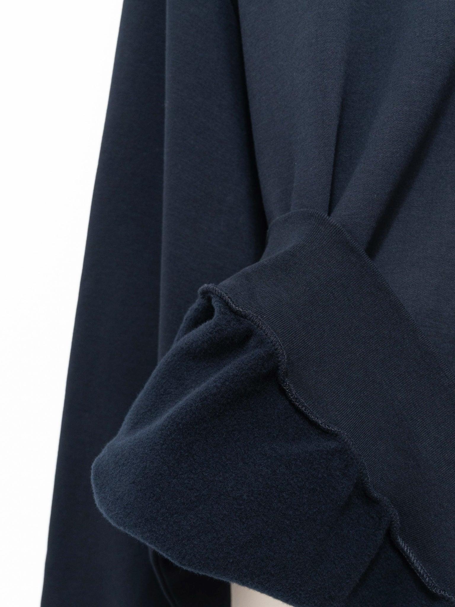 Namu Shop - Auralee Elastic High Gauge Sweat Pullover - Dark Navy
