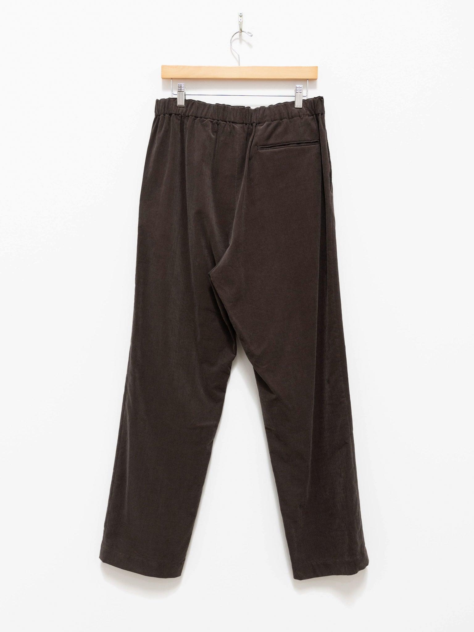 Namu Shop - Auralee Finx Light Corduroy Easy Slacks - Dark Brown
