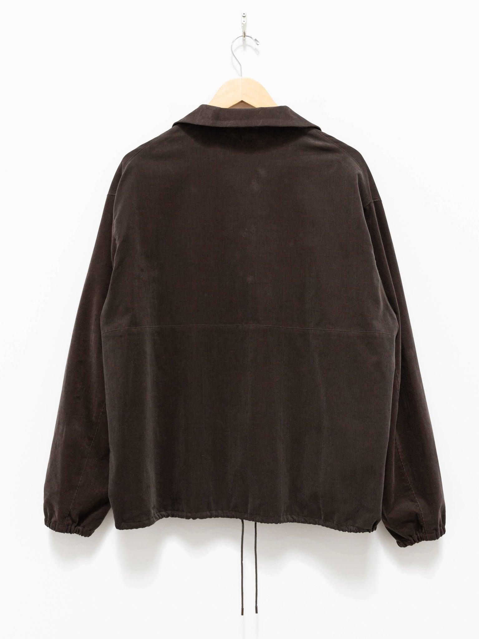 Namu Shop - Auralee Finx Light Corduroy Pullover - Dark Brown