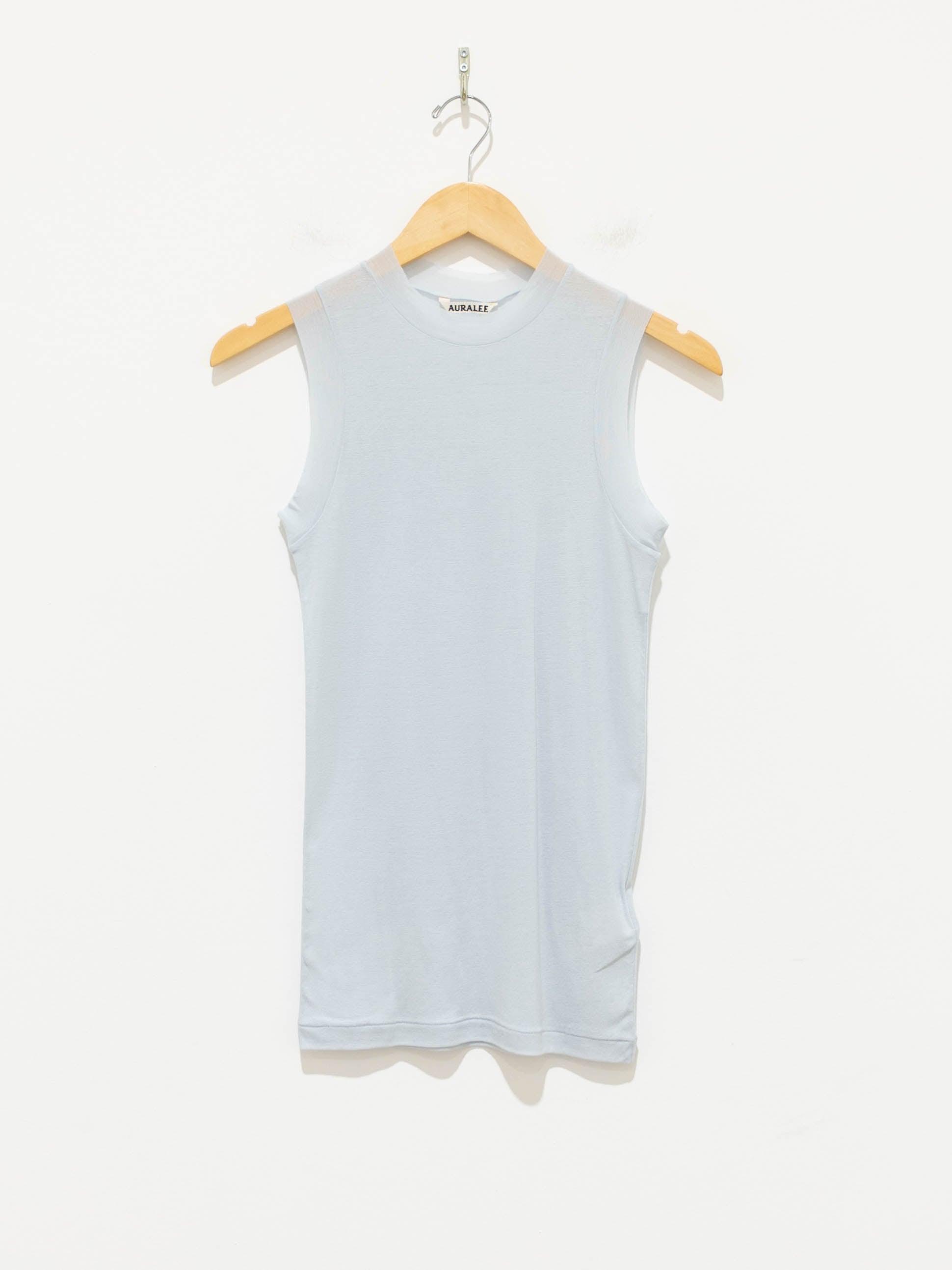 Namu Shop - Auralee Giza Super High Gauge Sheer Rib Tank - Light Blue