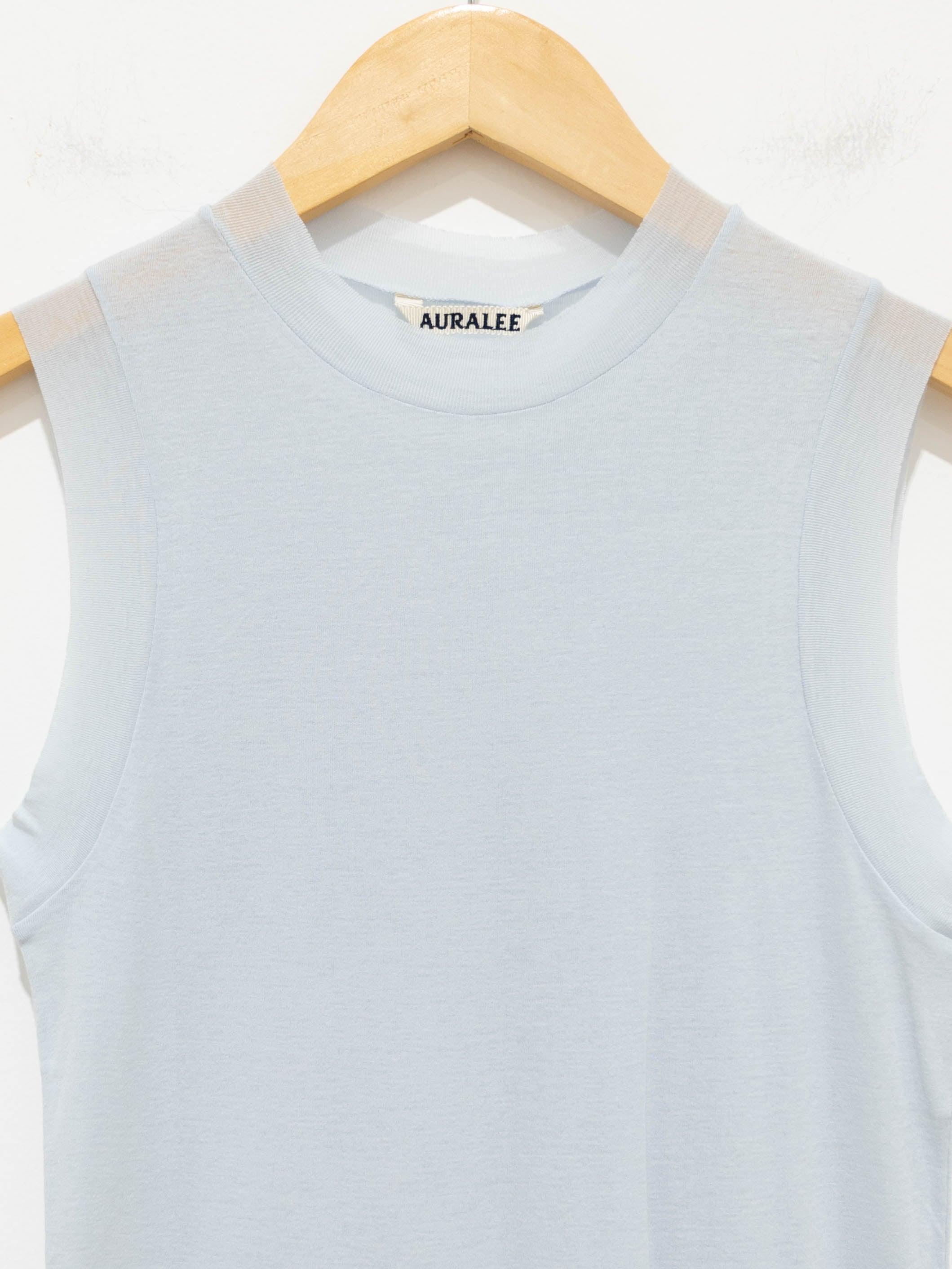 Namu Shop - Auralee Giza Super High Gauge Sheer Rib Tank - Light Blue