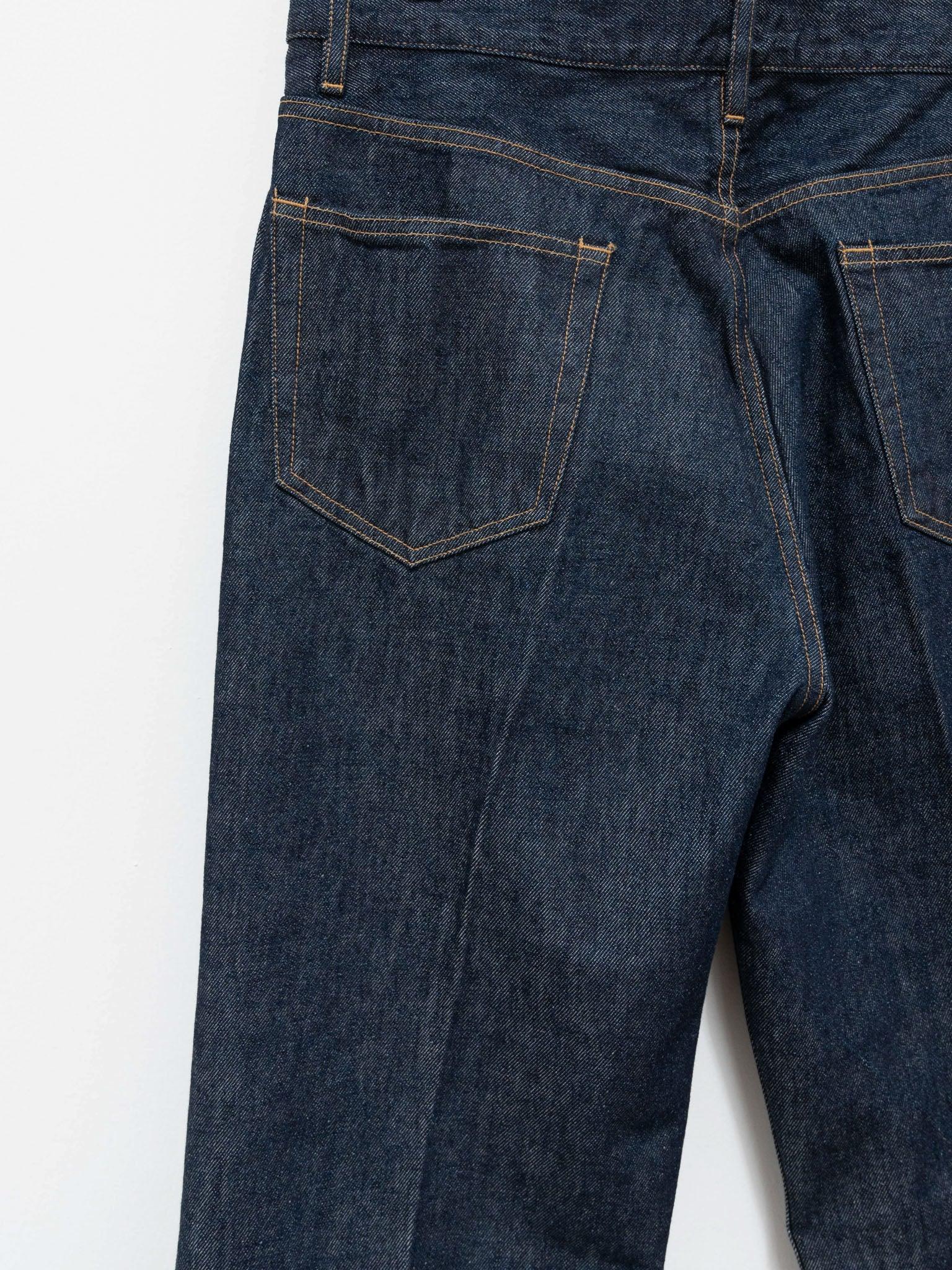 Namu Shop - Auralee Hard Twist Denim 5P Pants - Indigo