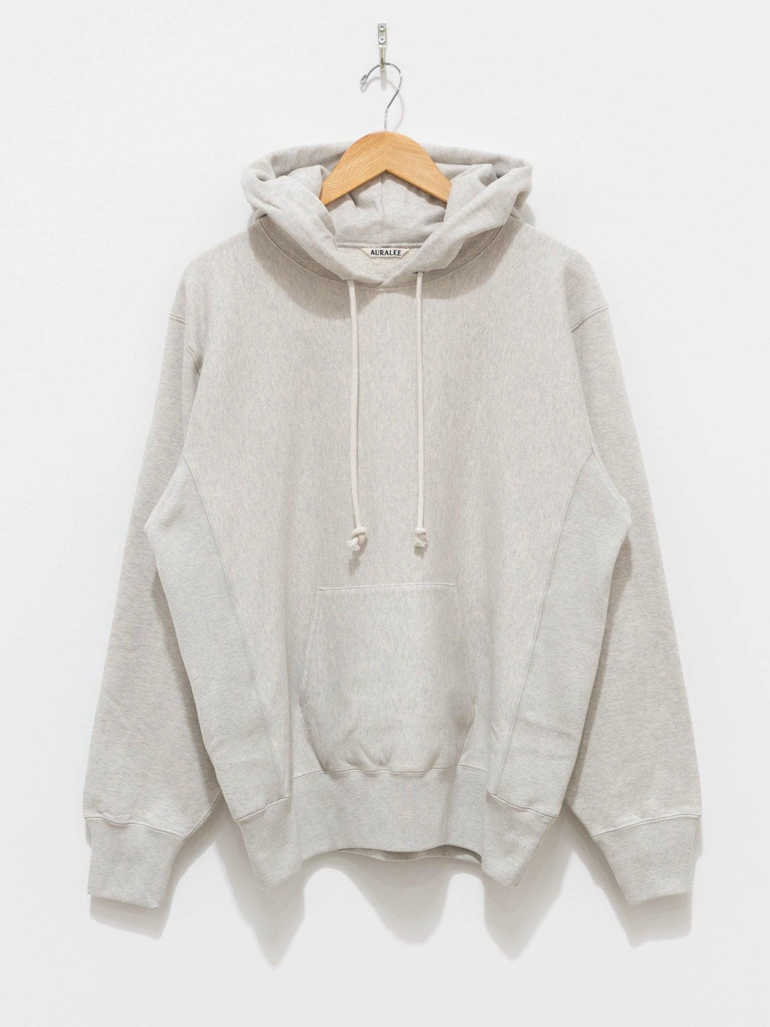 Namu Shop - Auralee High Count Heavy Sweat Pullover Parka - Top Gray