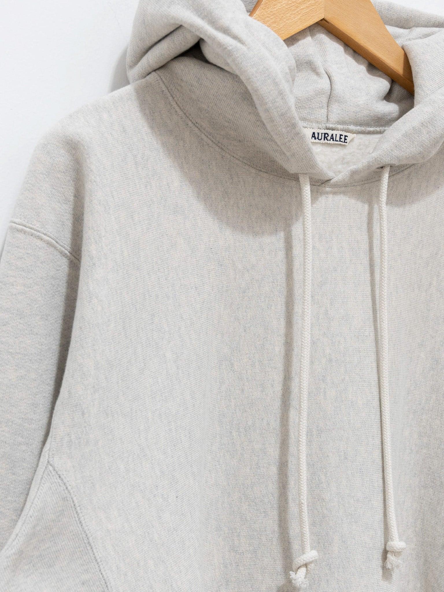 Namu Shop - Auralee High Count Heavy Sweat Pullover Parka - Top Gray