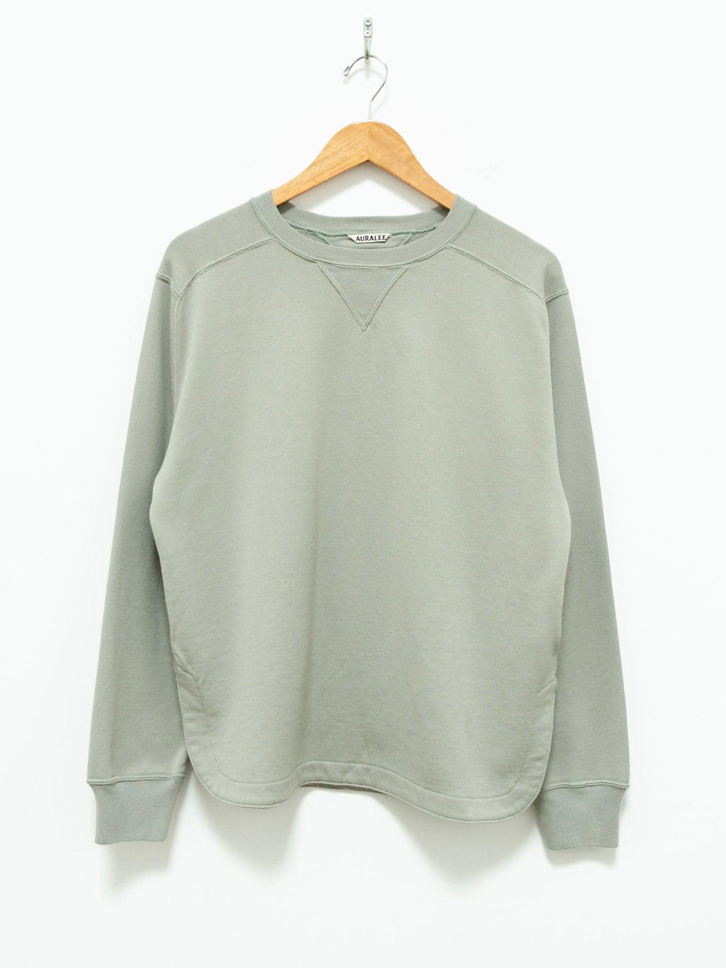 Namu Shop - Auralee Light Flowy Sweat Pullover - Light Green