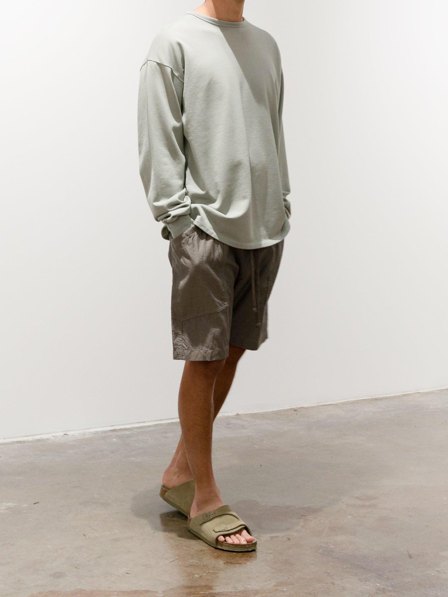 Namu Shop - Auralee Light Flowy Sweat Pullover - Light Green