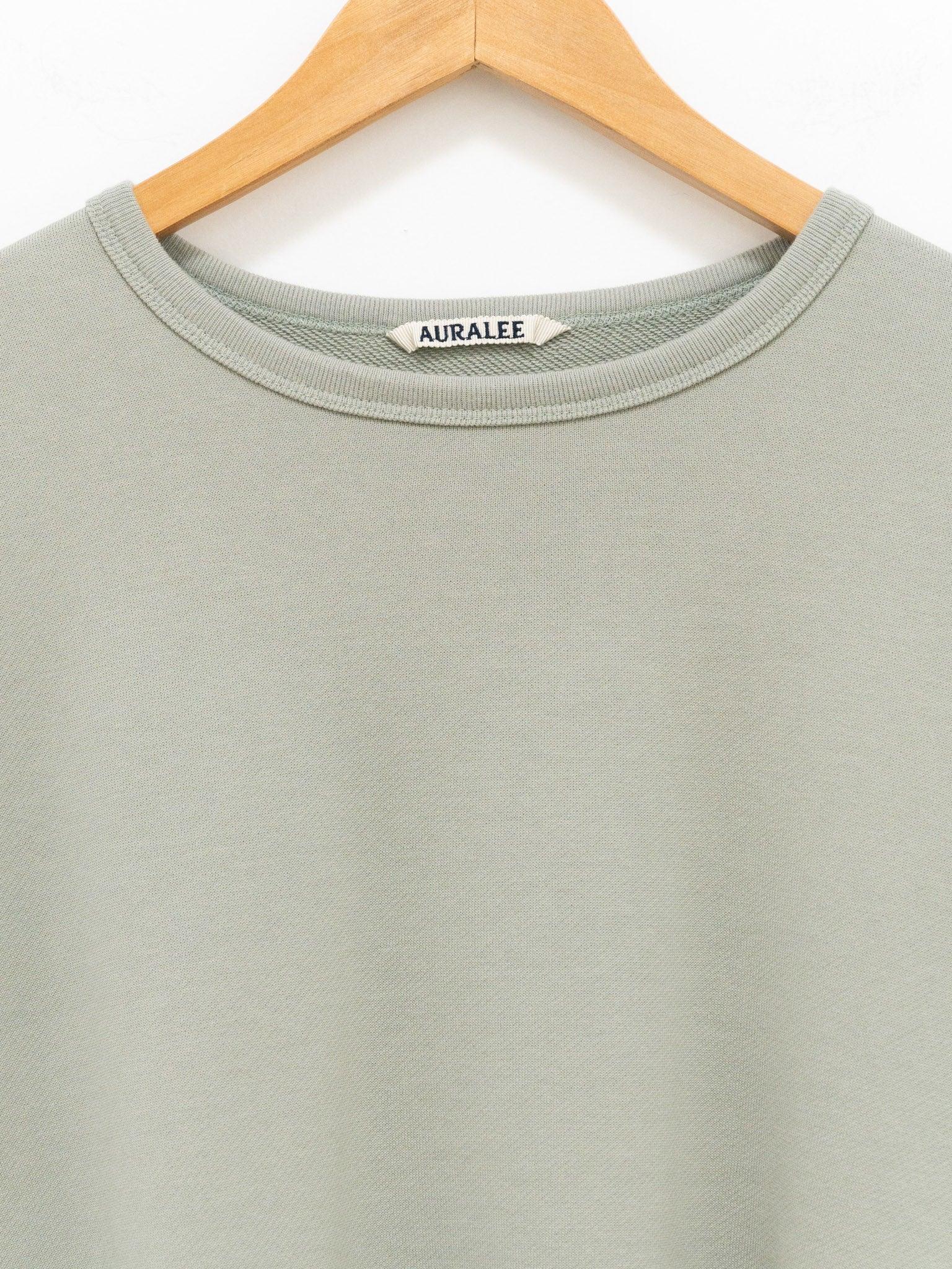 Namu Shop - Auralee Light Flowy Sweat Pullover - Light Green