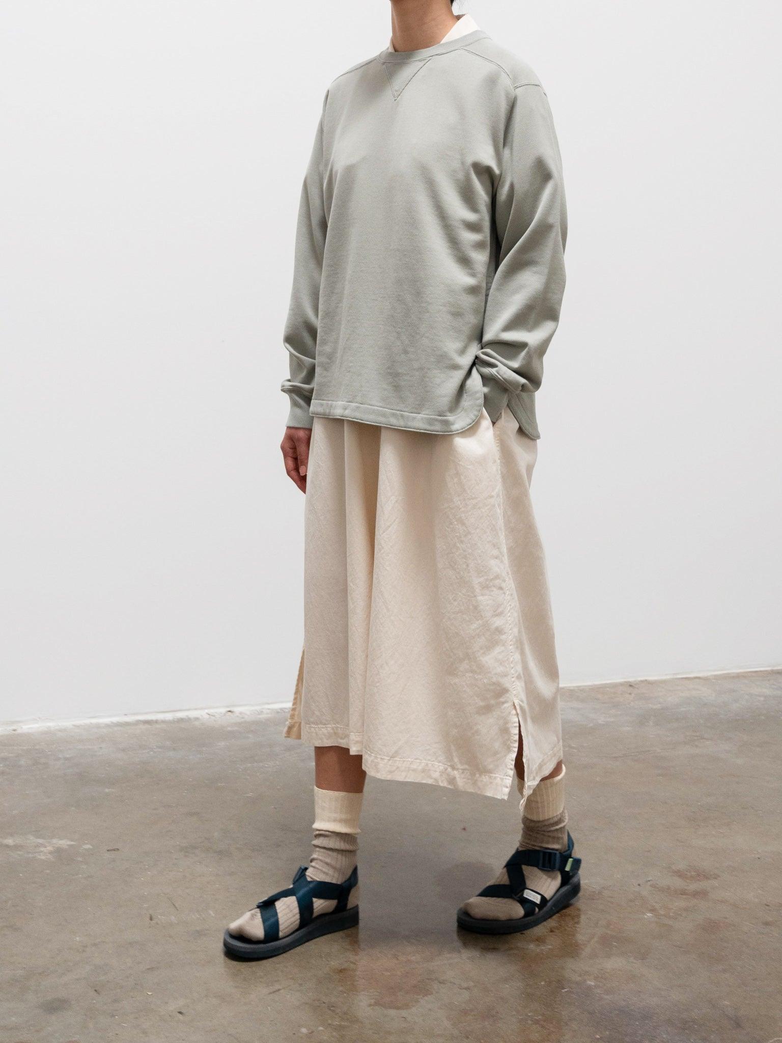 Namu Shop - Auralee Light Flowy Sweat Pullover - Light Green