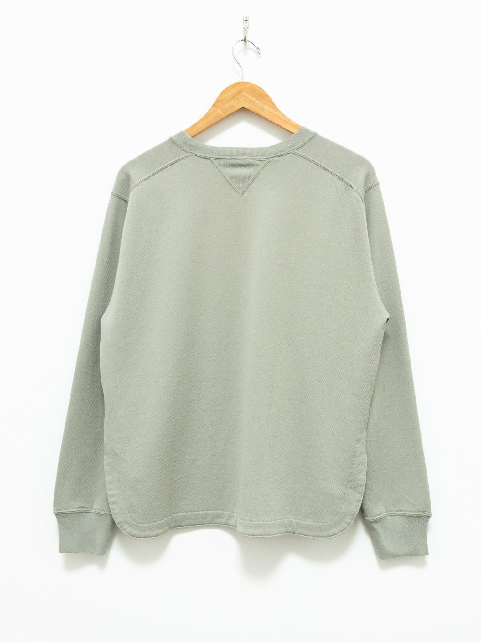 Namu Shop - Auralee Light Flowy Sweat Pullover - Light Green
