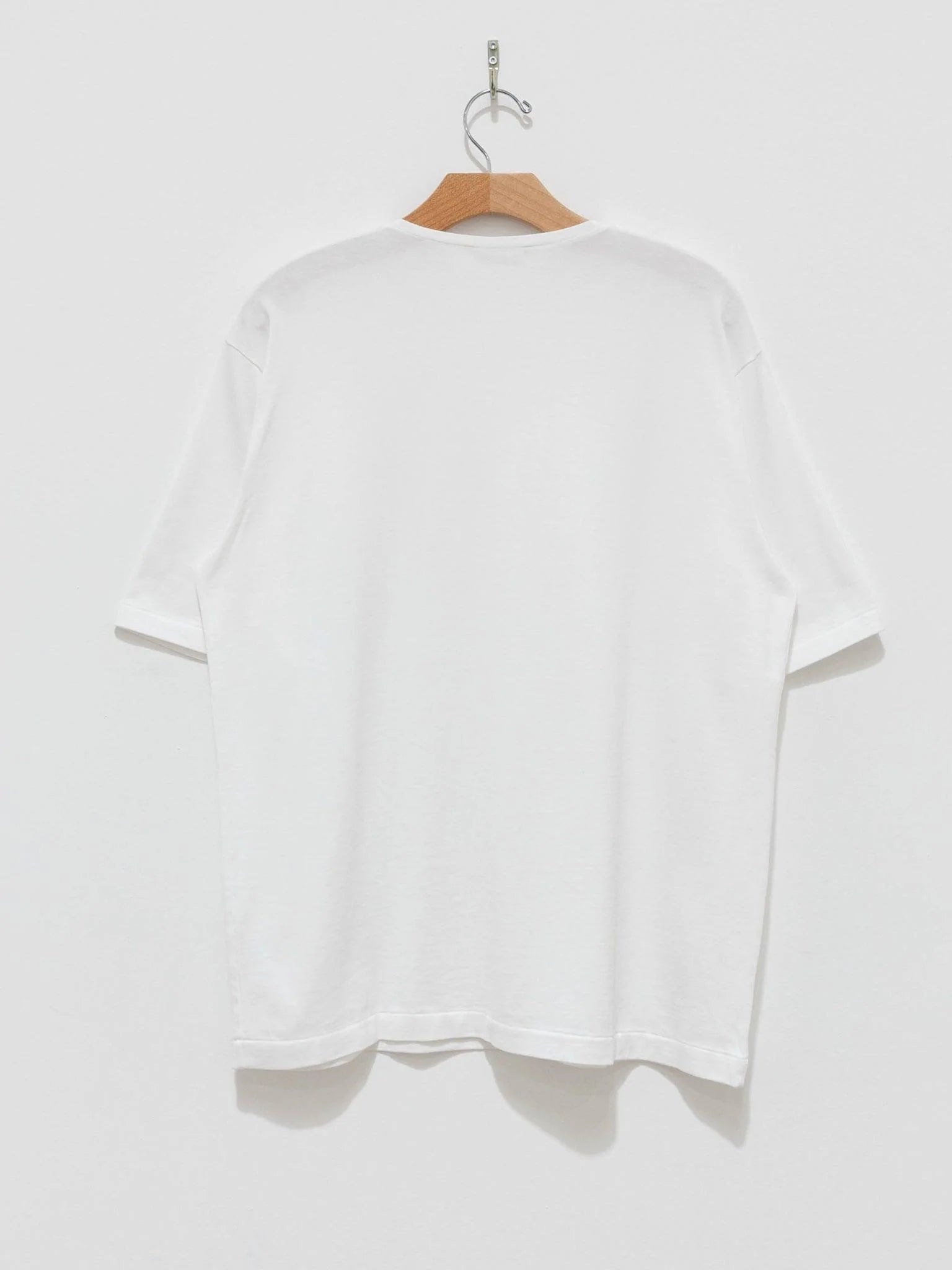 Namu Shop - Auralee Luster Plaiting Boat Neck Tee - White