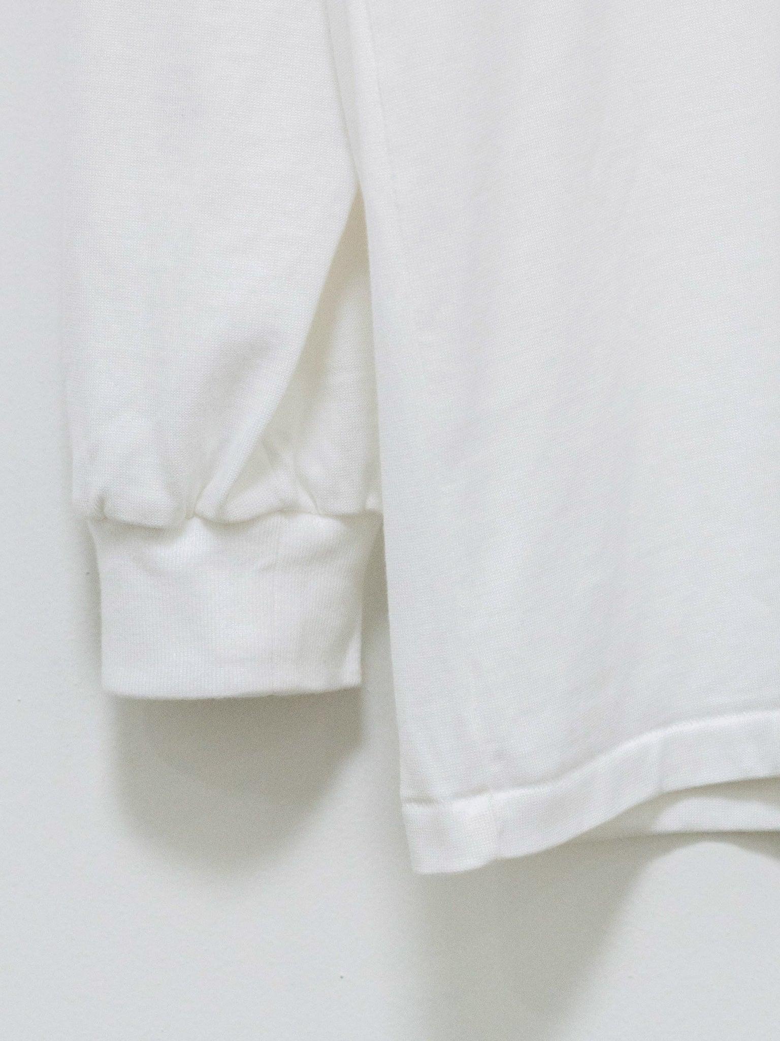 Namu Shop - Auralee Luster Plaiting L/S Tee - White