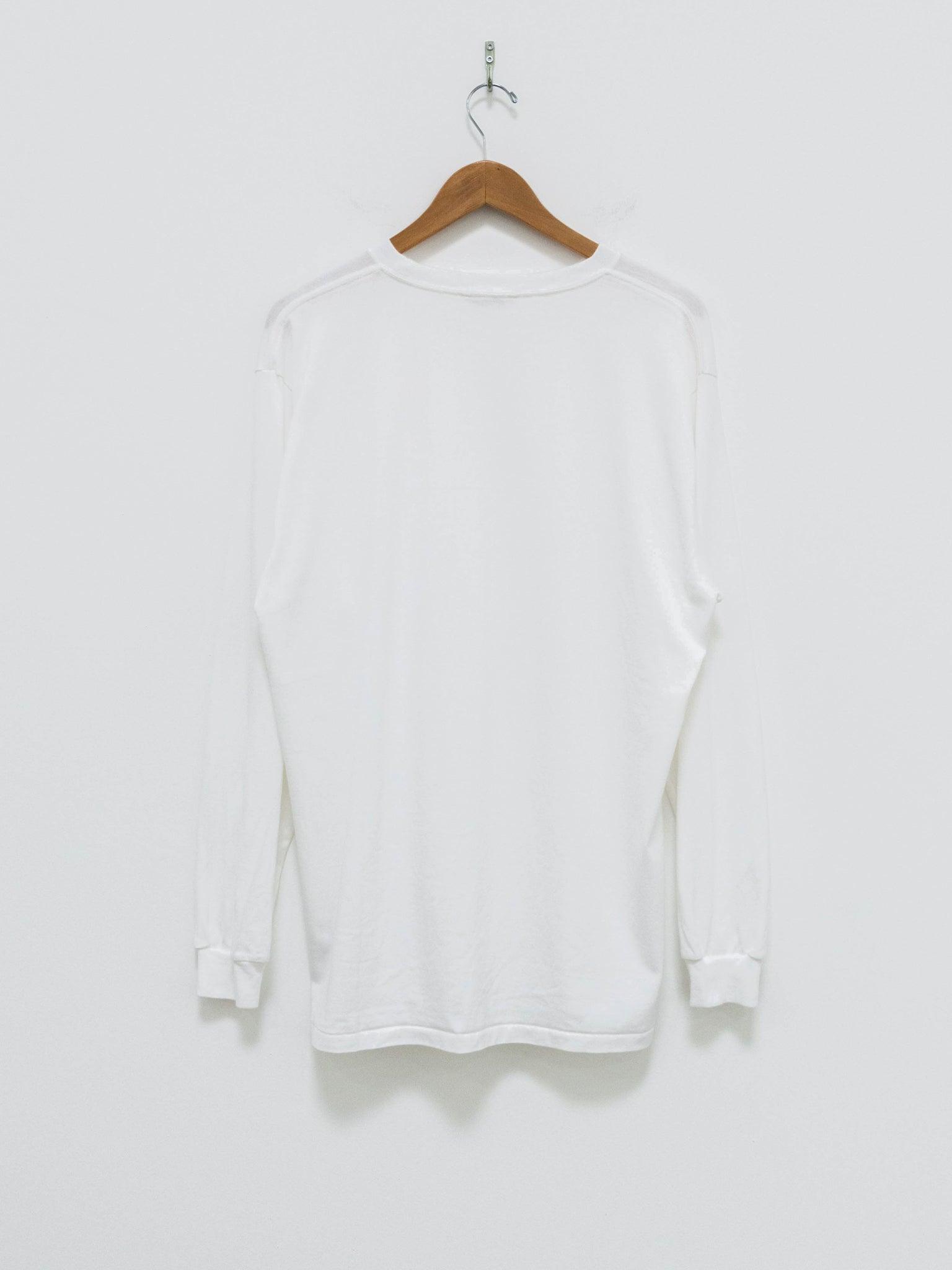 Namu Shop - Auralee Luster Plaiting L/S Tee - White