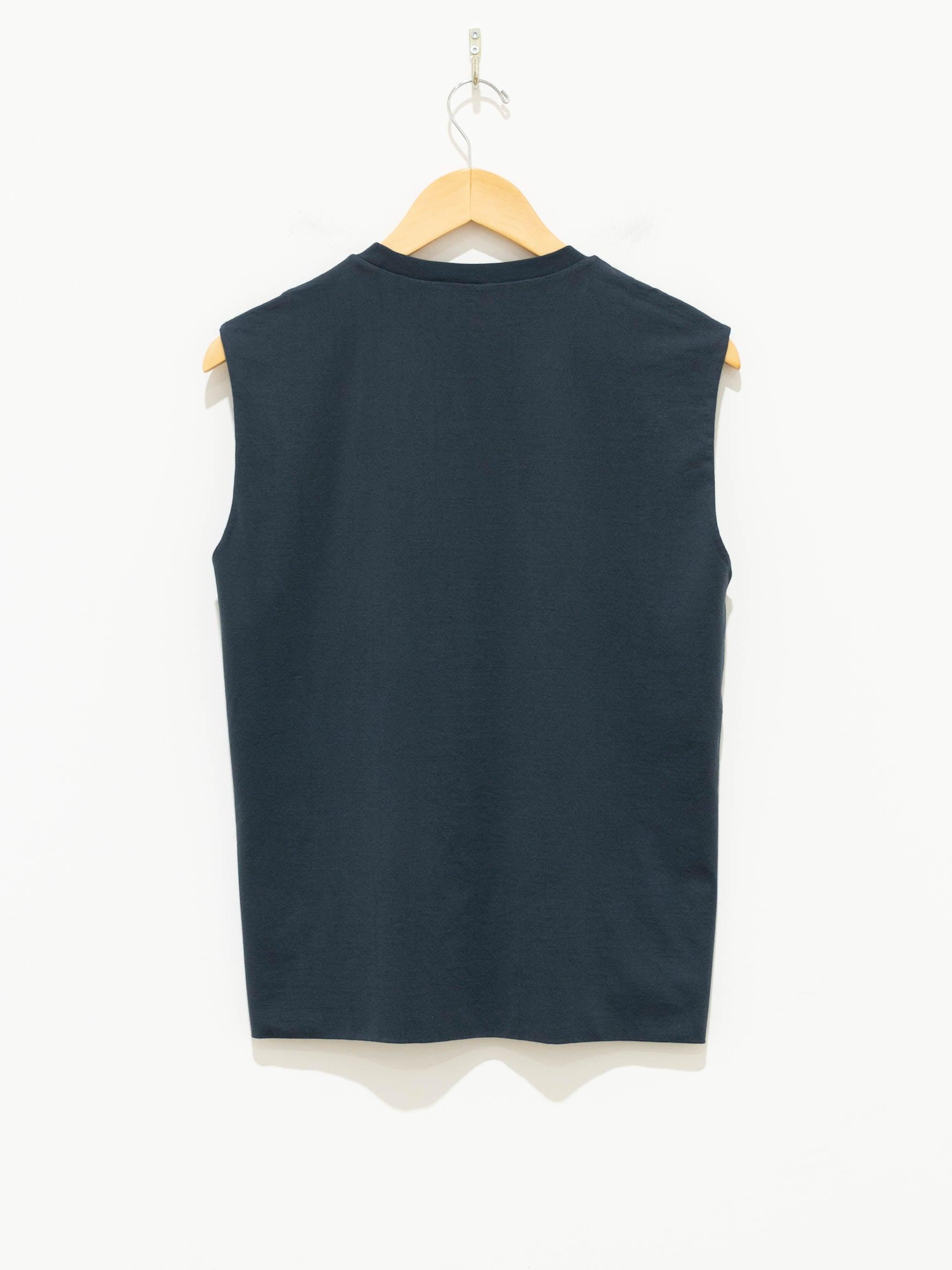 Namu Shop - Auralee Organic Cotton High Gauge Jersey Sleeveless Tee - Dark Blue