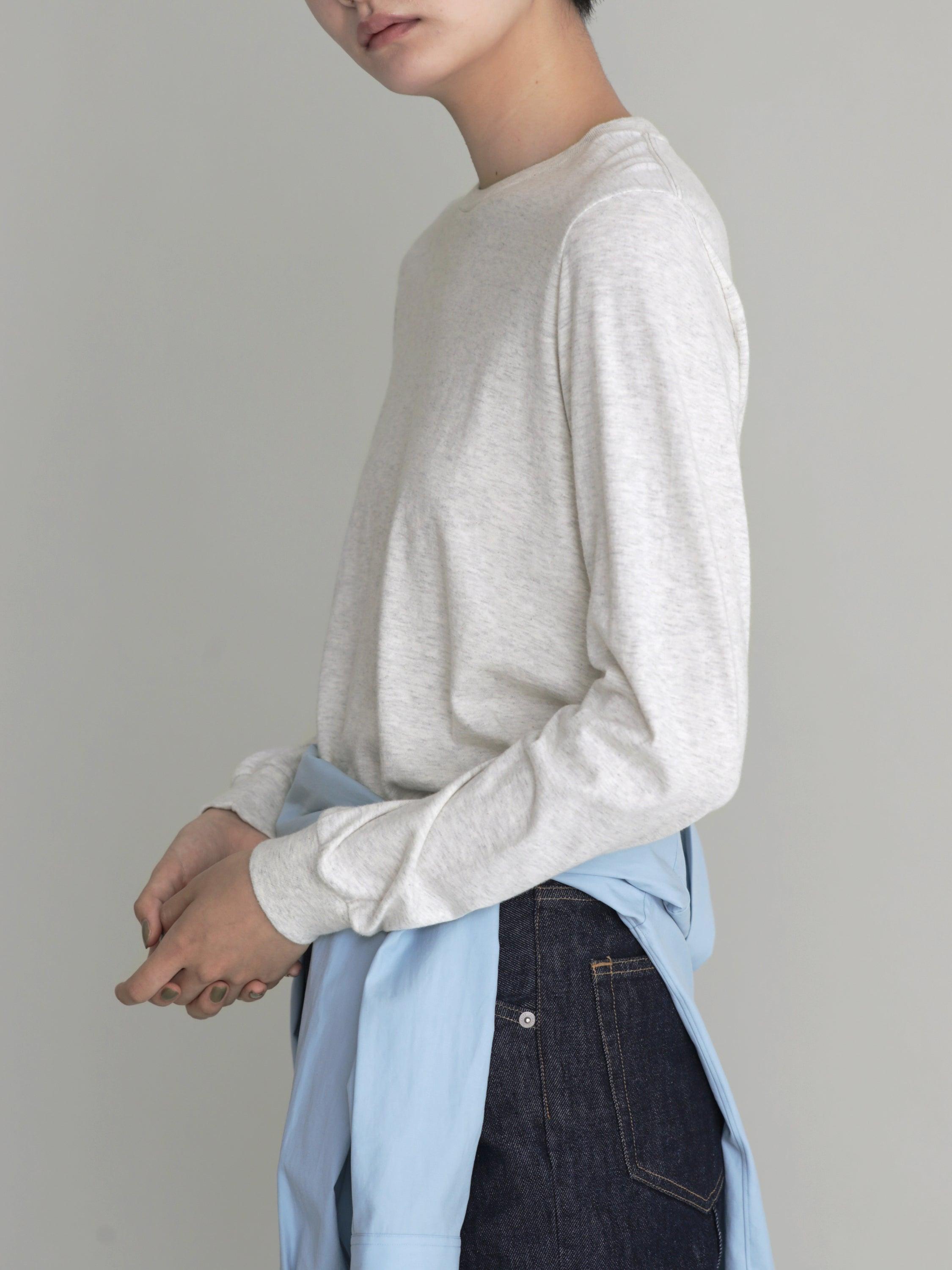 Namu Shop - Auralee Seamless L/S Tee - Heather Gray